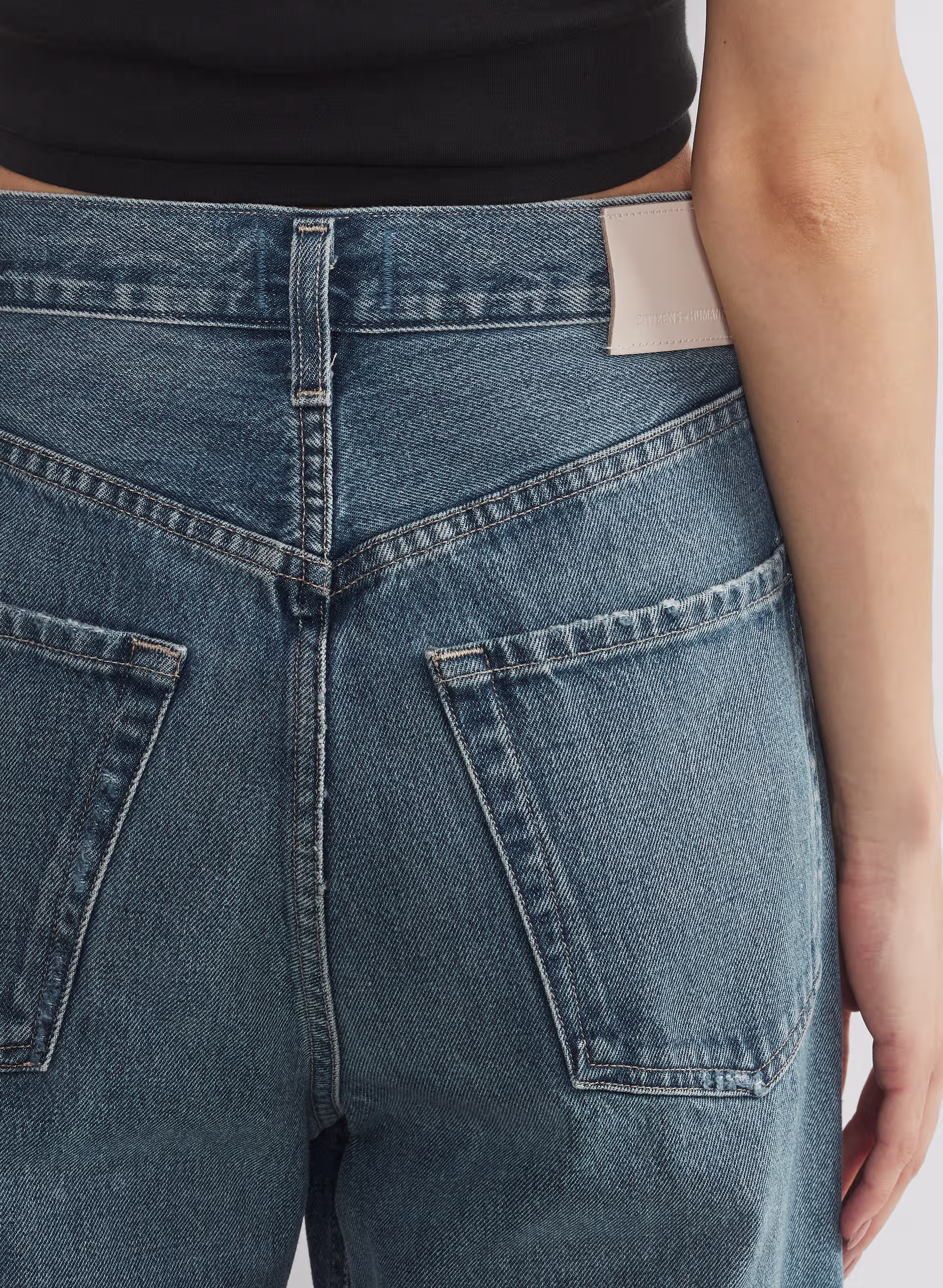 Ayla Baggy Cuffed Jean