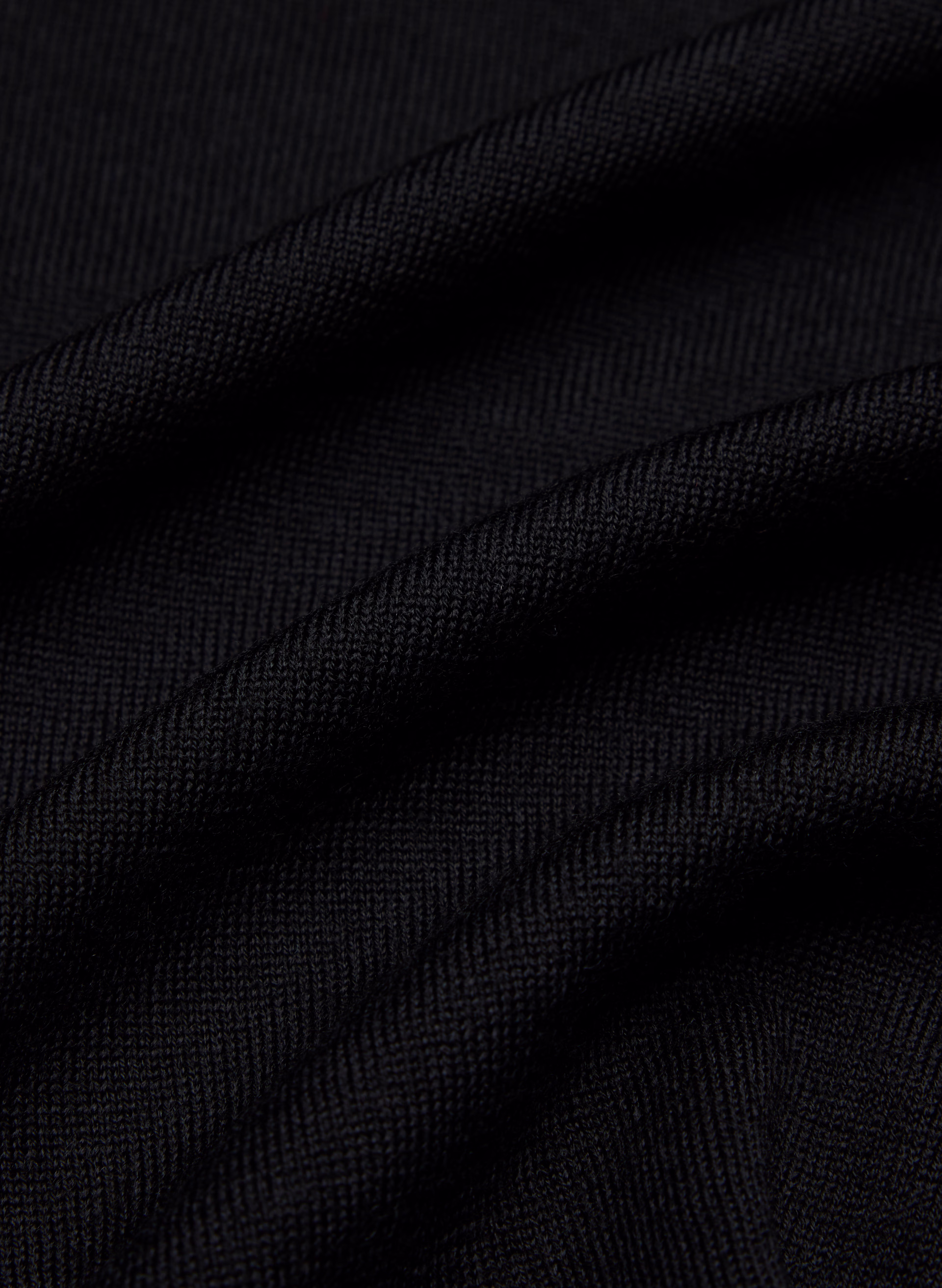 Fine Merino Wool Deep V-neck Sweater