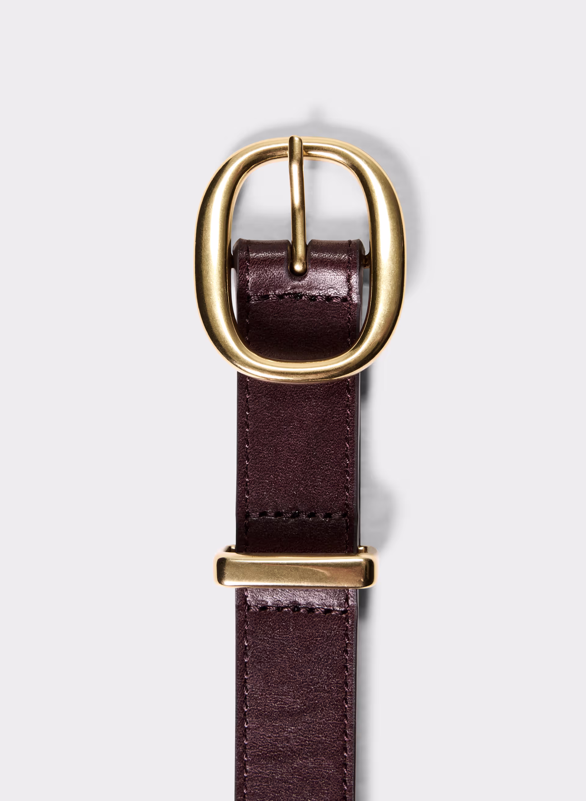 Lifetime Solid Brass Leather Belt