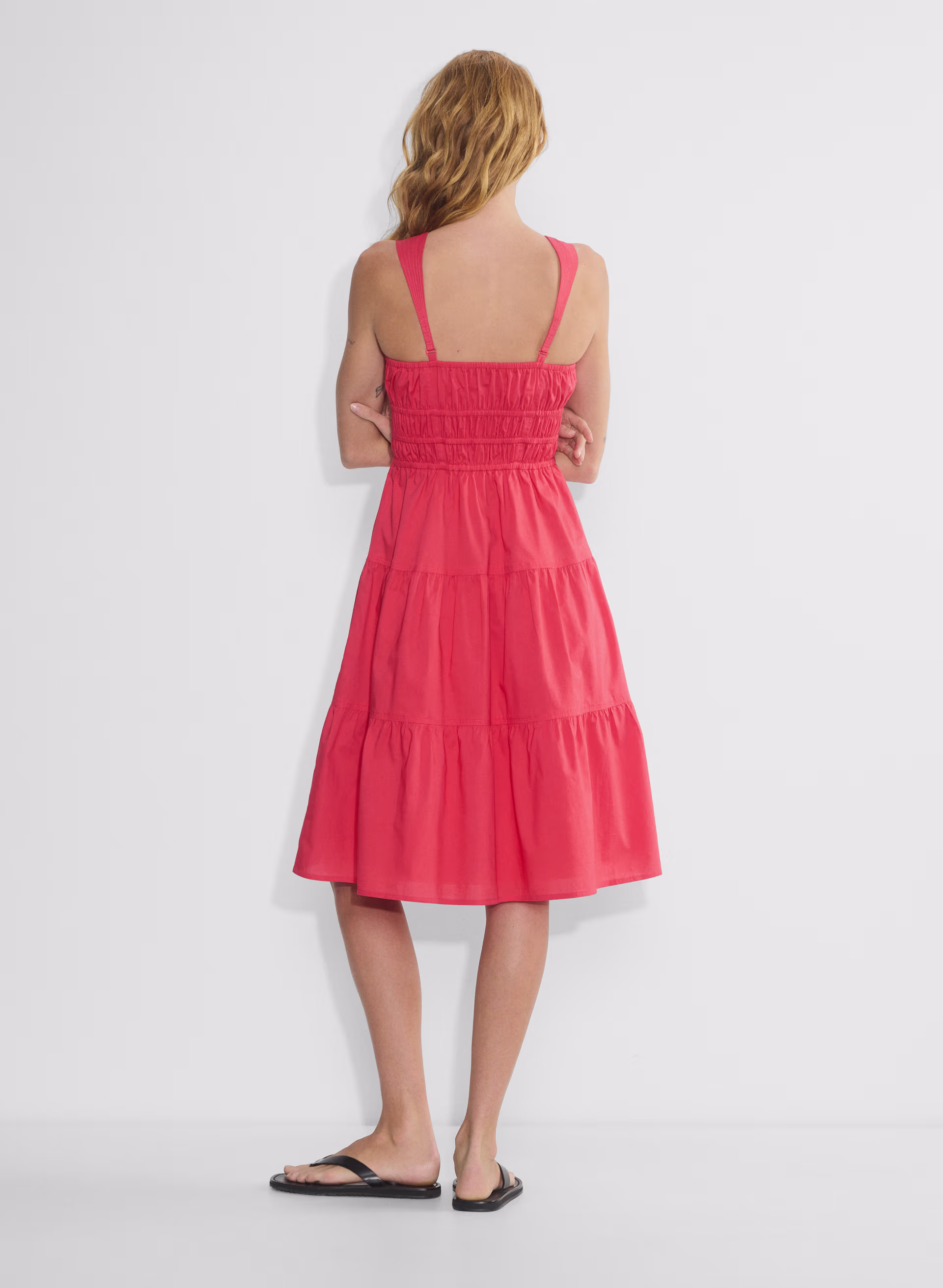 Martine Poplin Midi Dress