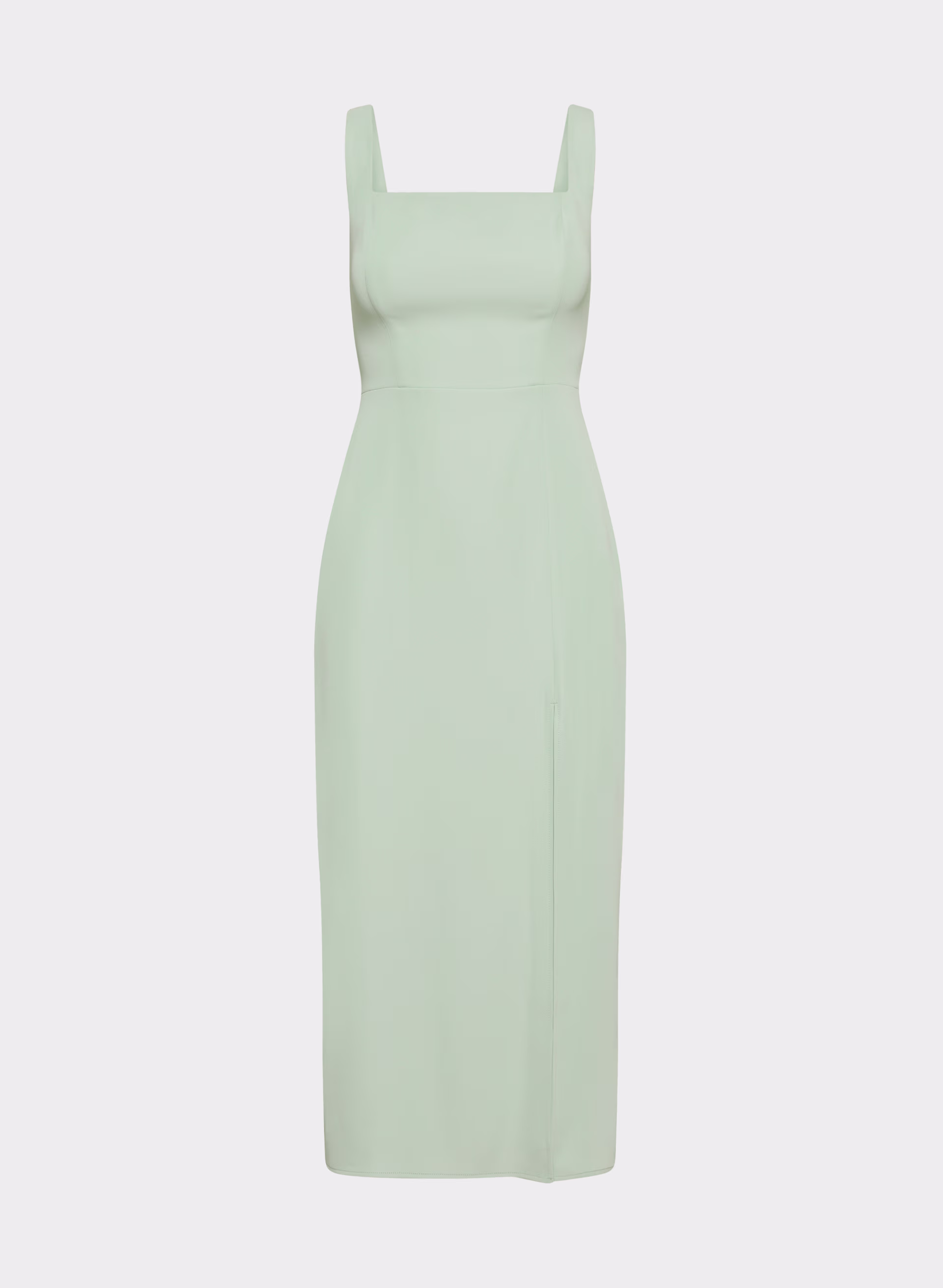 90s Slit Satin Midi Dress