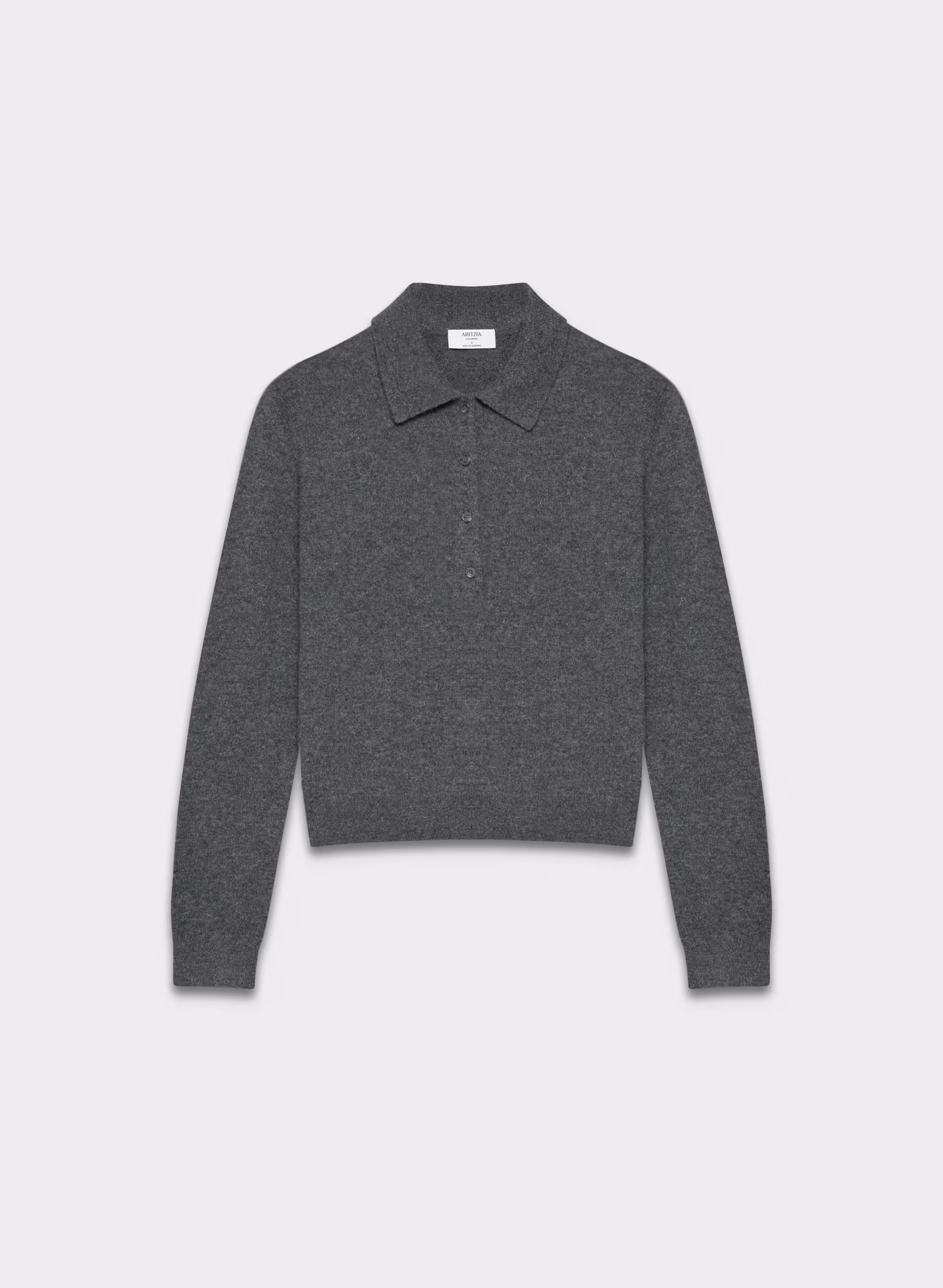 Bare Cashmere Polo Longsleeve