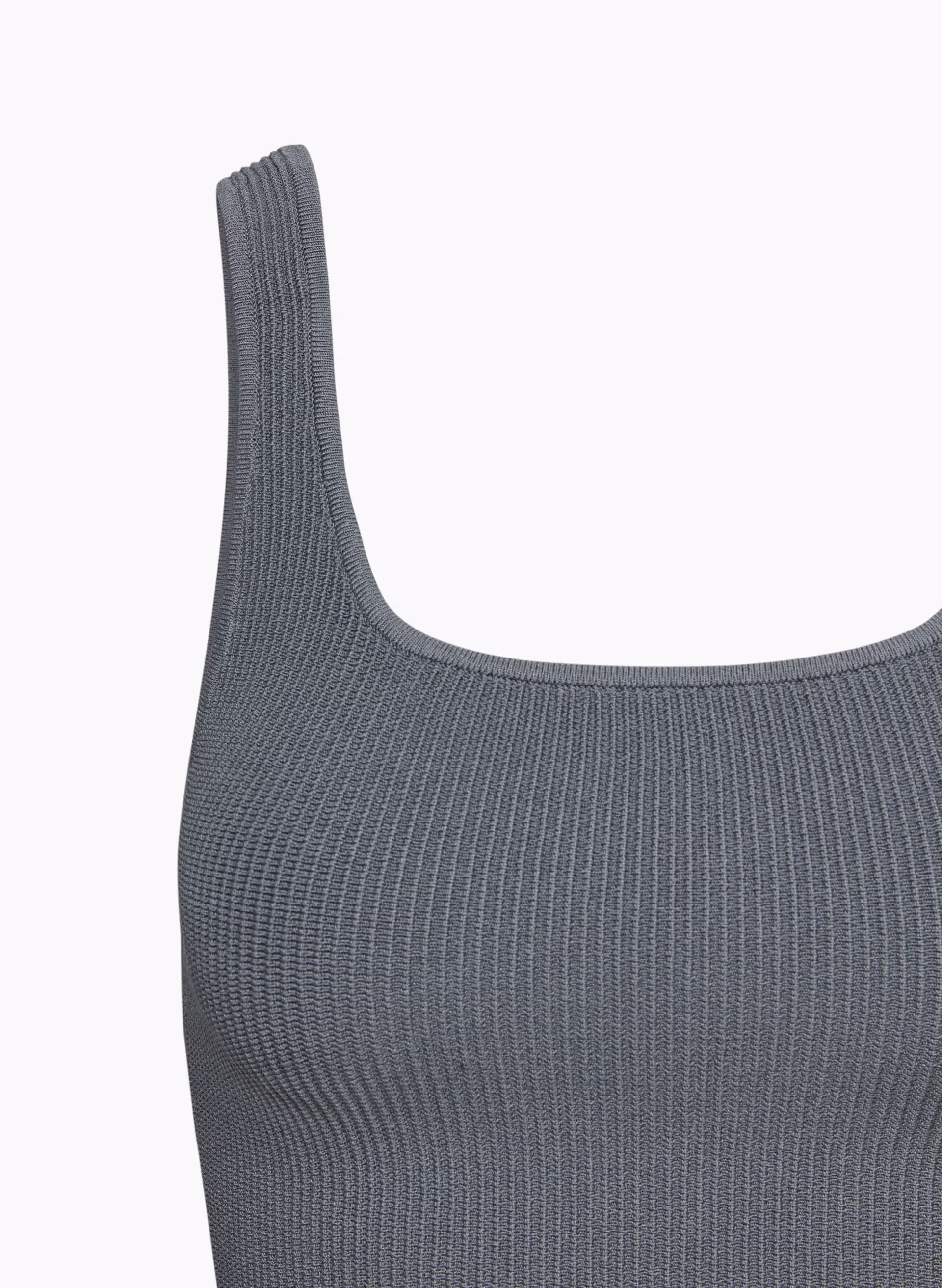 Sculpt Knit Squareneck Tank
