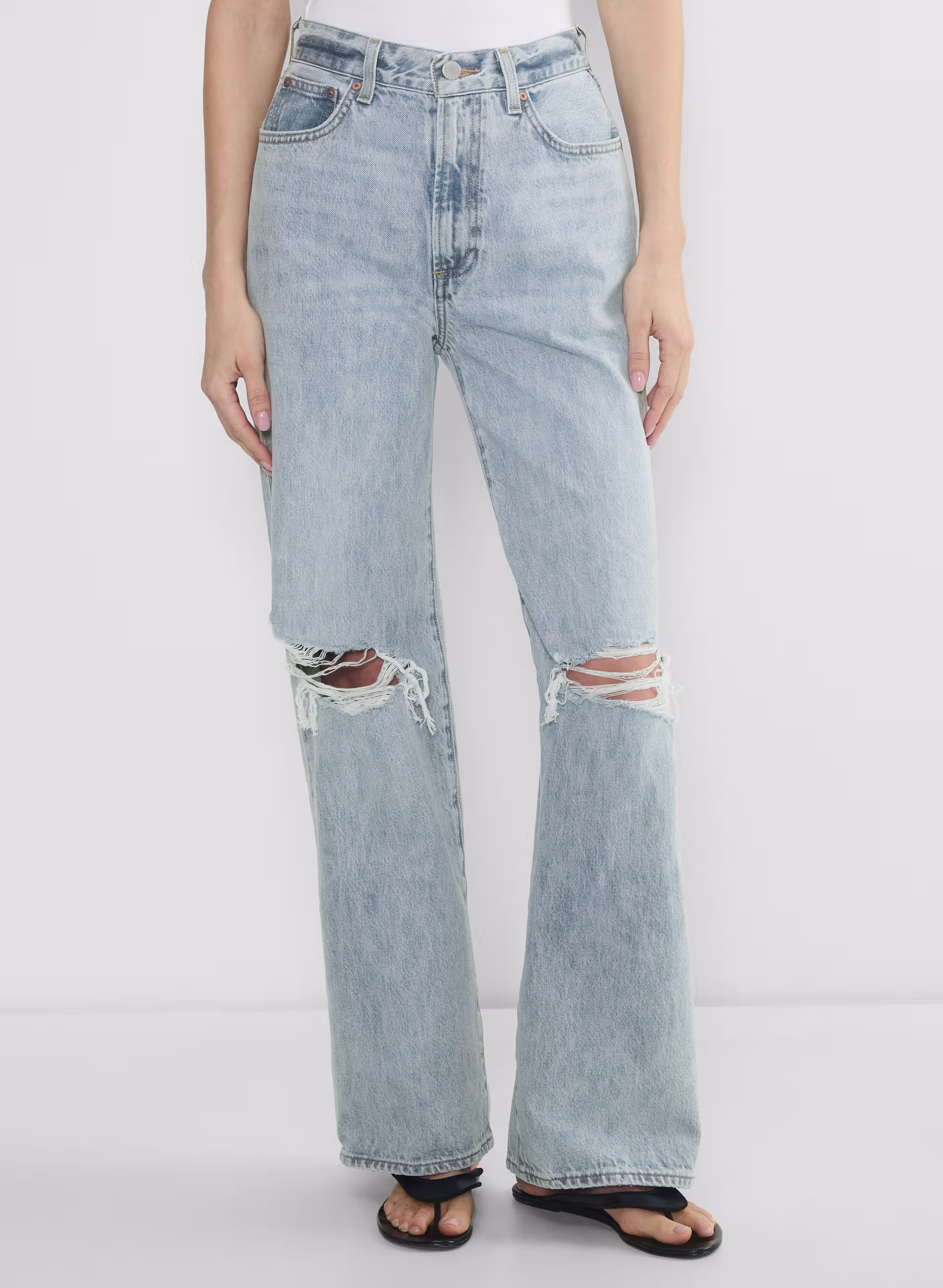 The Farrah Hi-rise Wide Jean
