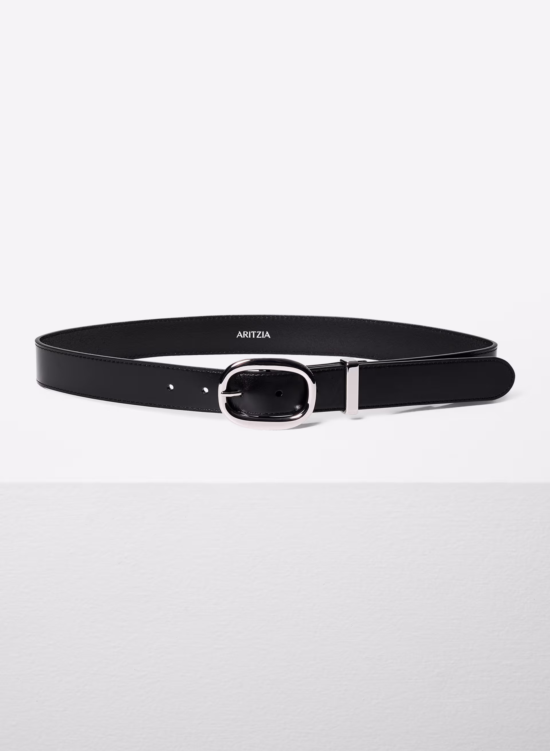 Lifetime Solid Brass Leather Wide Belt