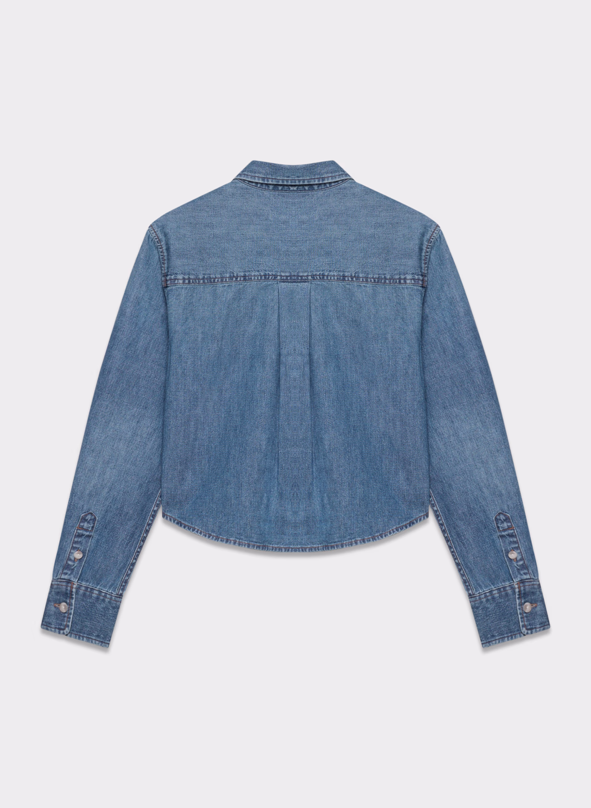 Denim Forum The ’80s Comfy Waist Denim Shirt