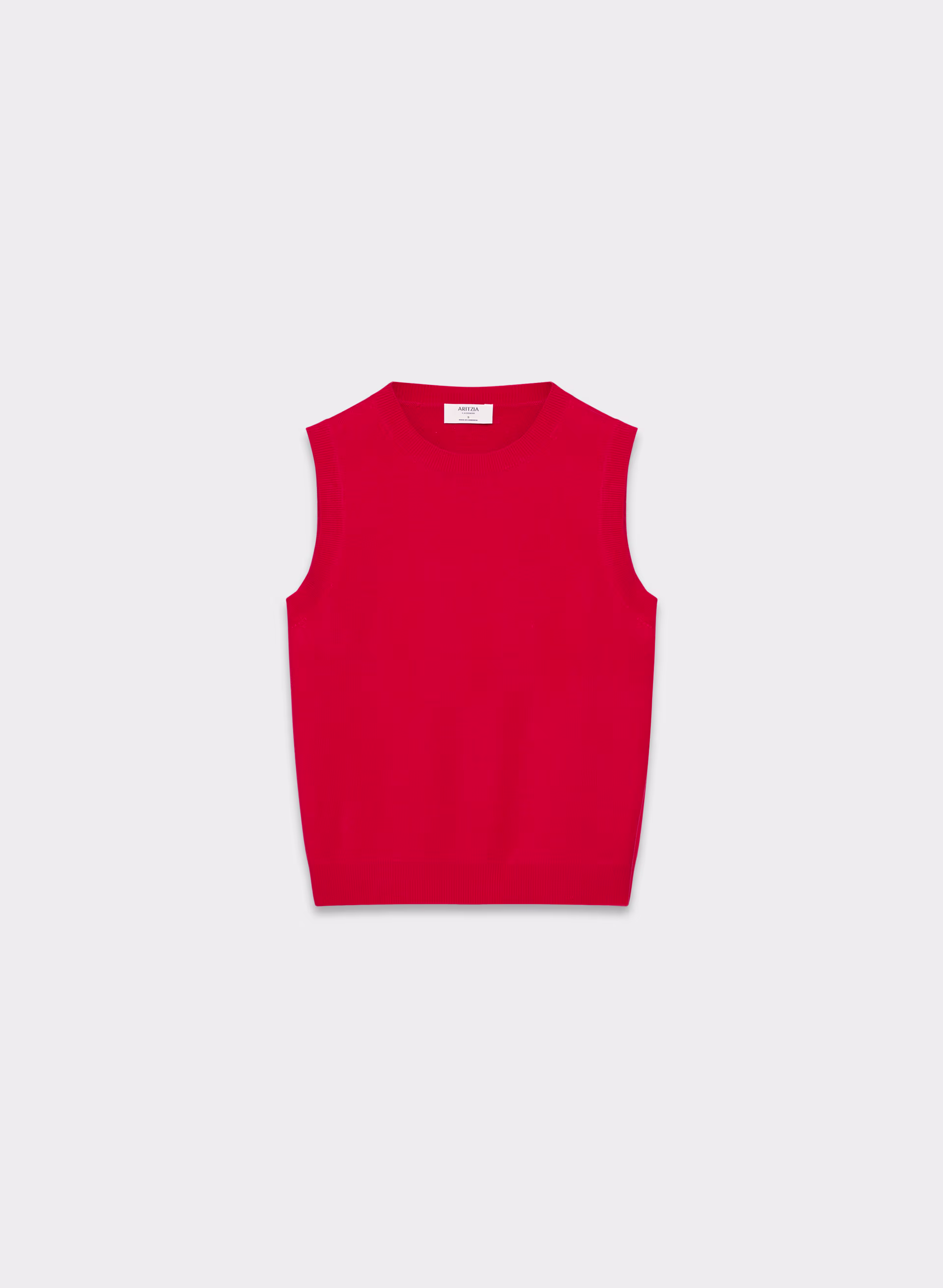 Bare Cashmere Crew Sweater Vest