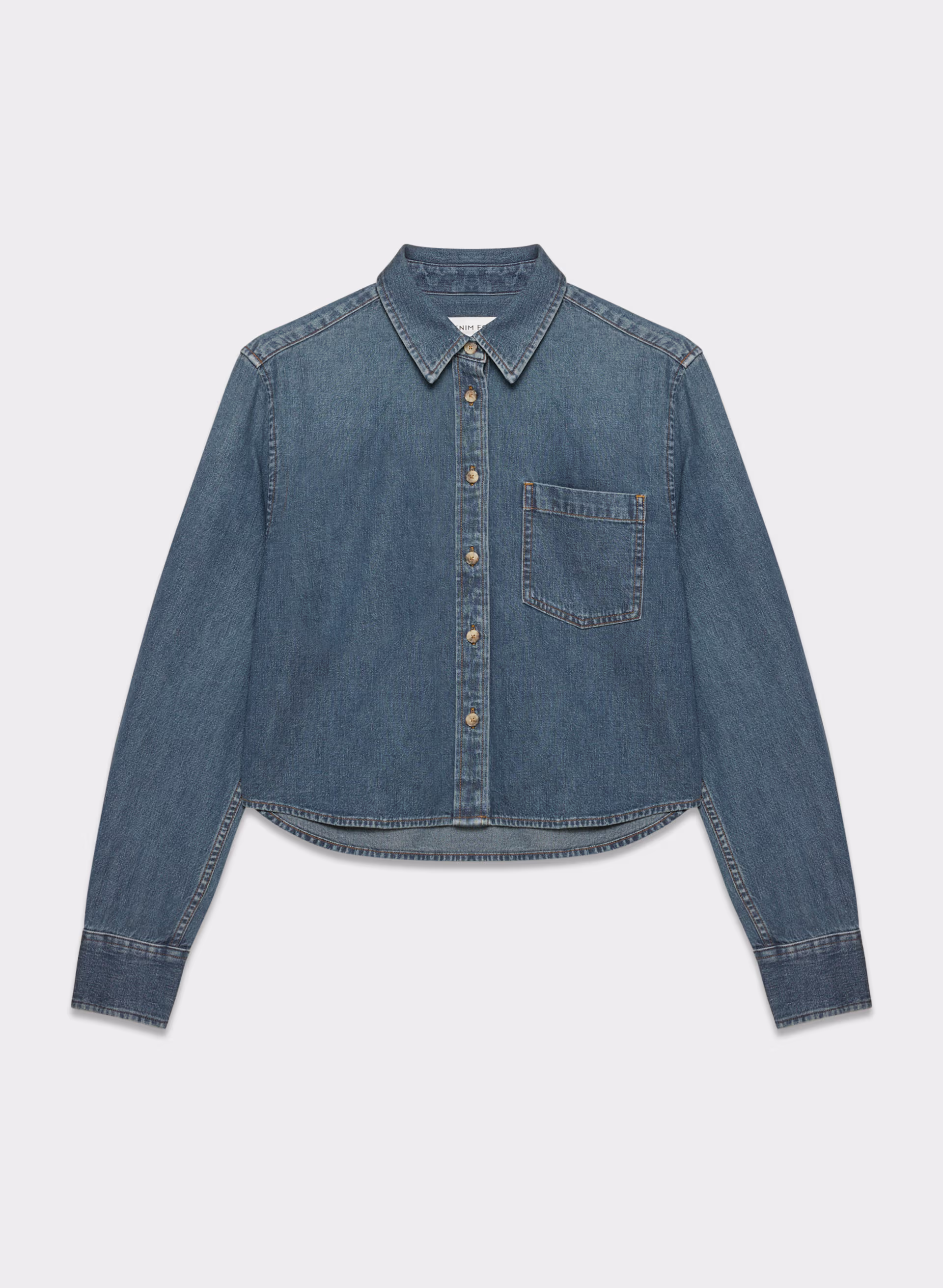 Denim Forum The ’80s Comfy Waist Denim Shirt