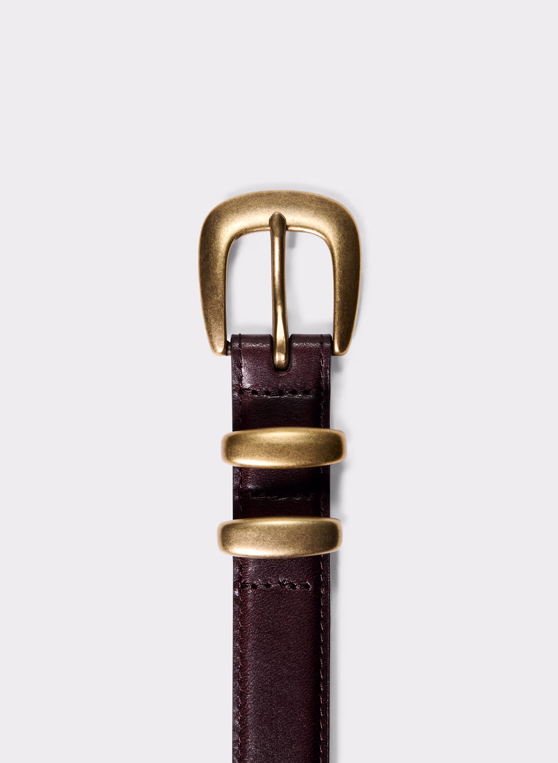Legendary Solid Brass Leather Belt