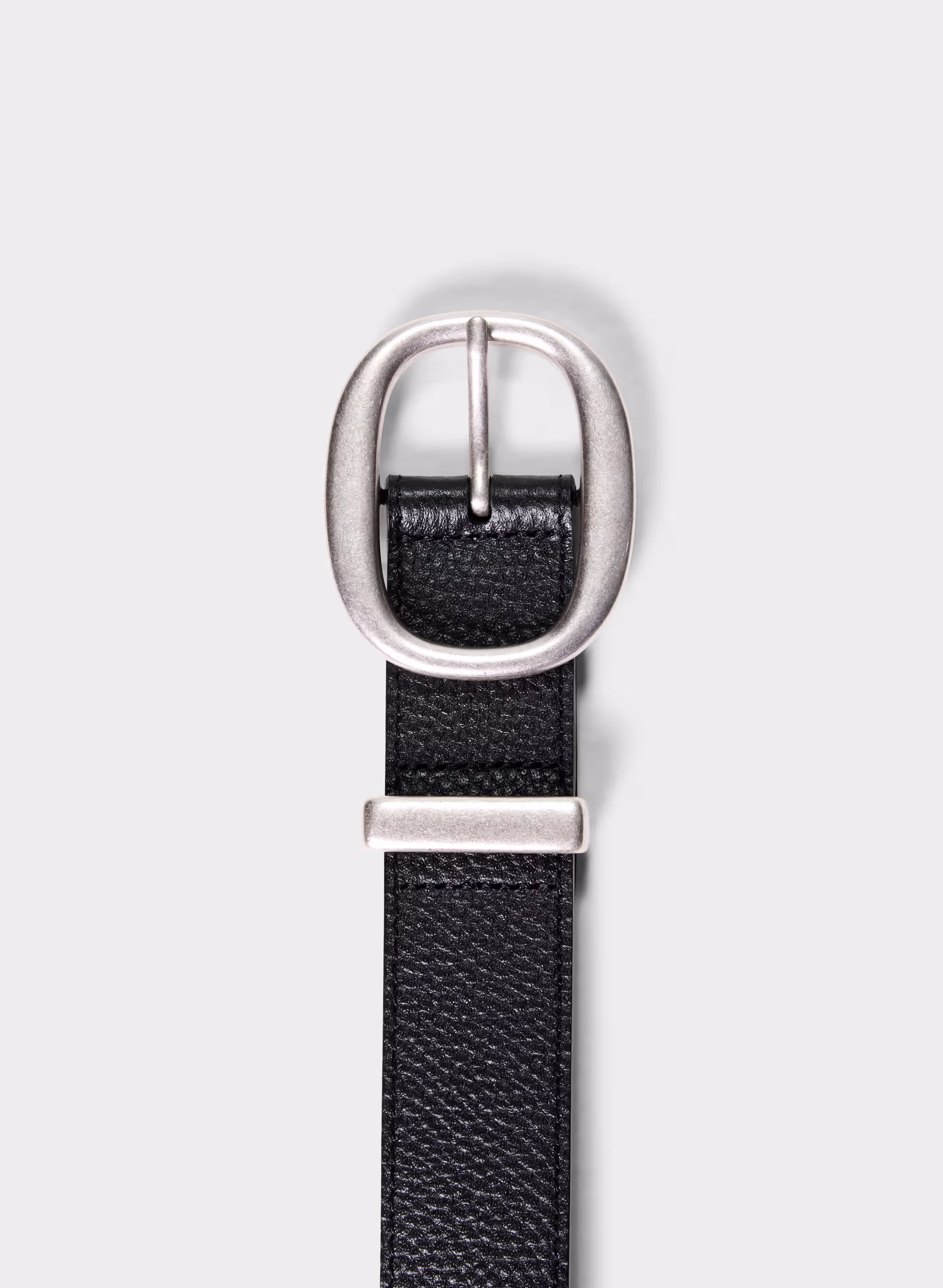 Lifetime Solid Brass Leather Wide Belt