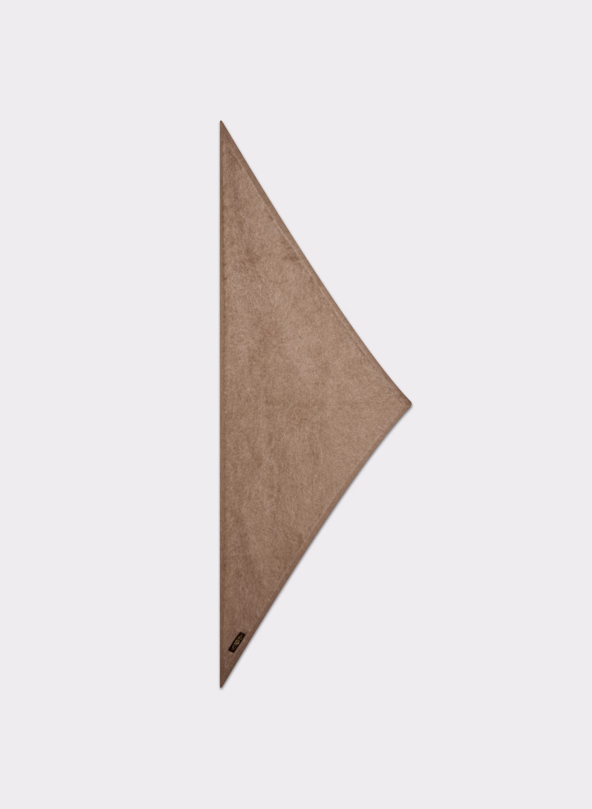 Brushed Cashmere Triangle Scarf