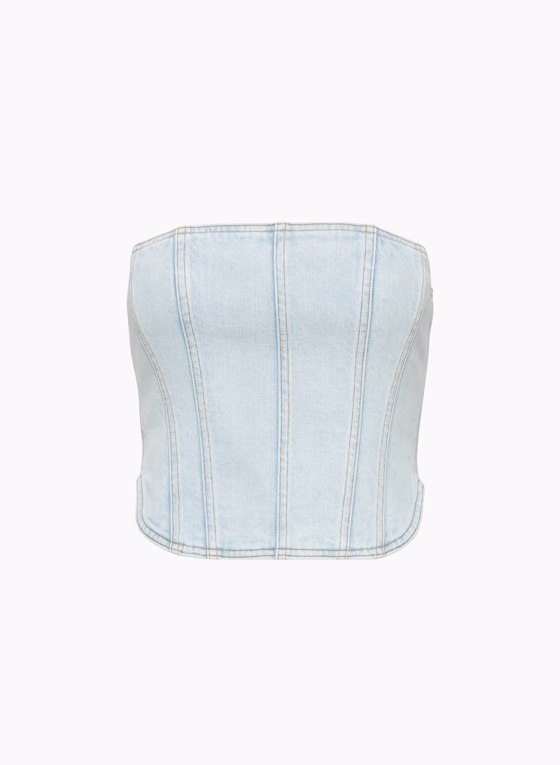 The '90s Debbie Denim Bustier