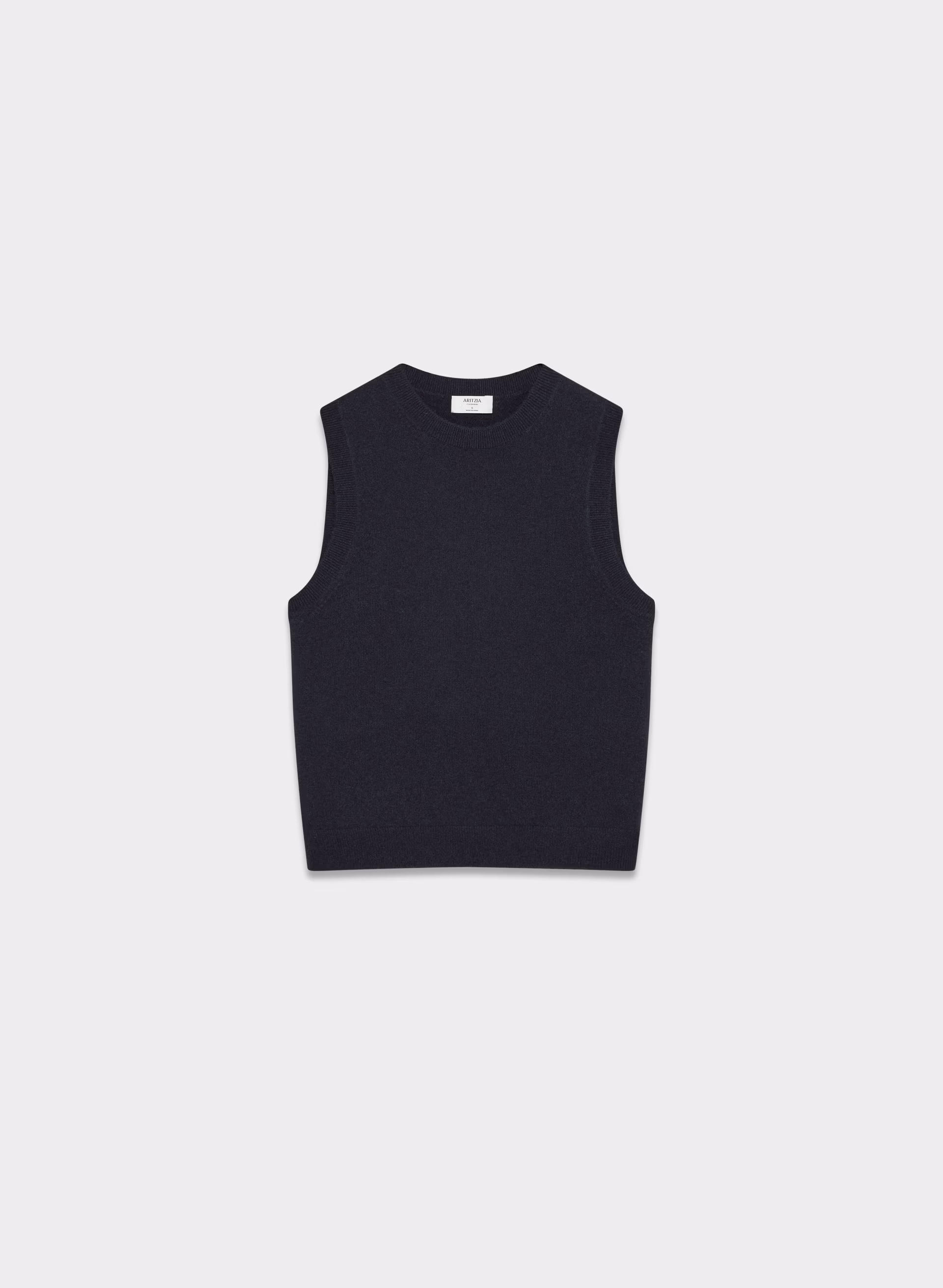 Bare Cashmere Crew Sweater Vest