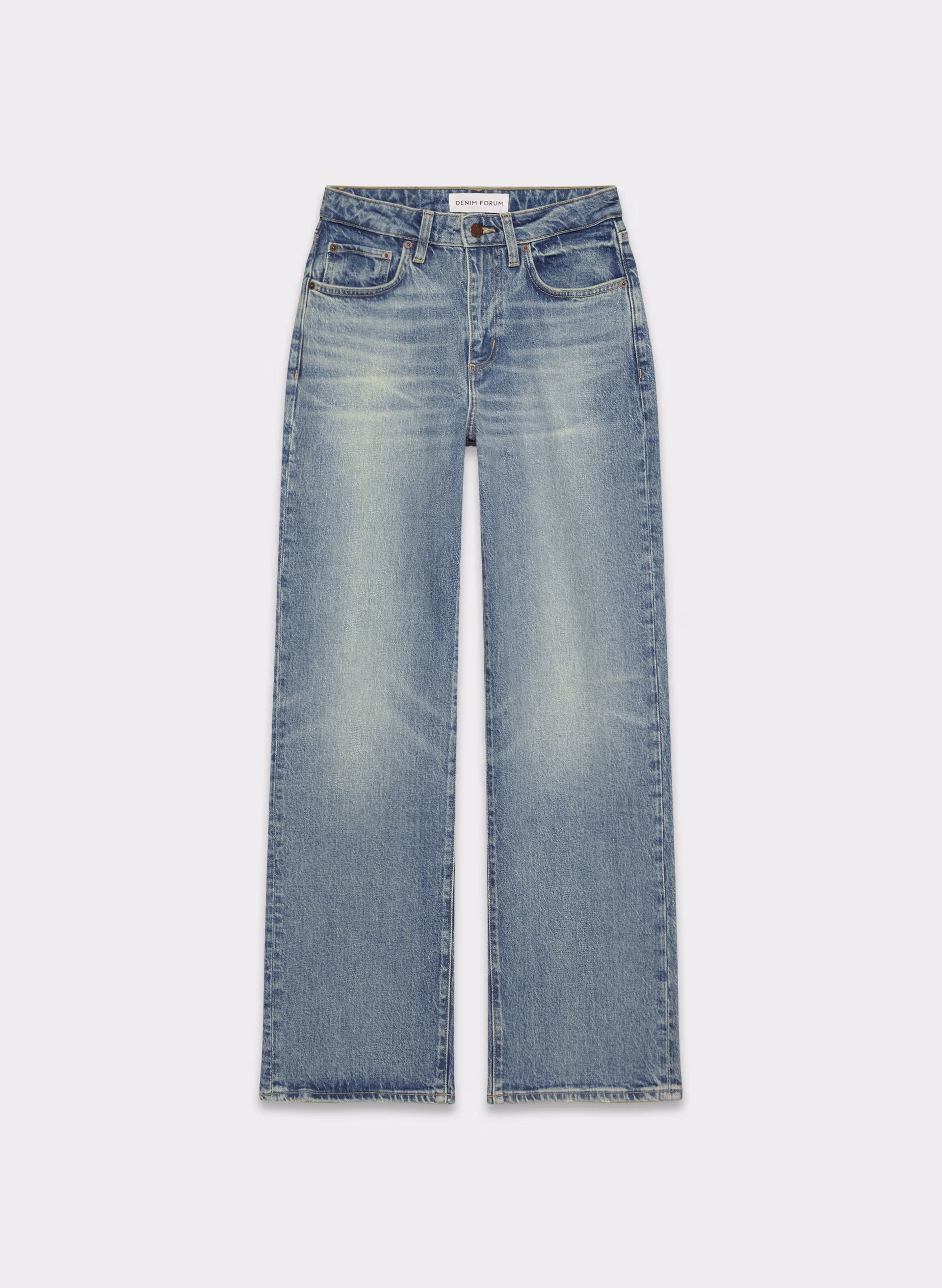 Denim Forum Remy Curve-fit Hi-rise Wide Jean
