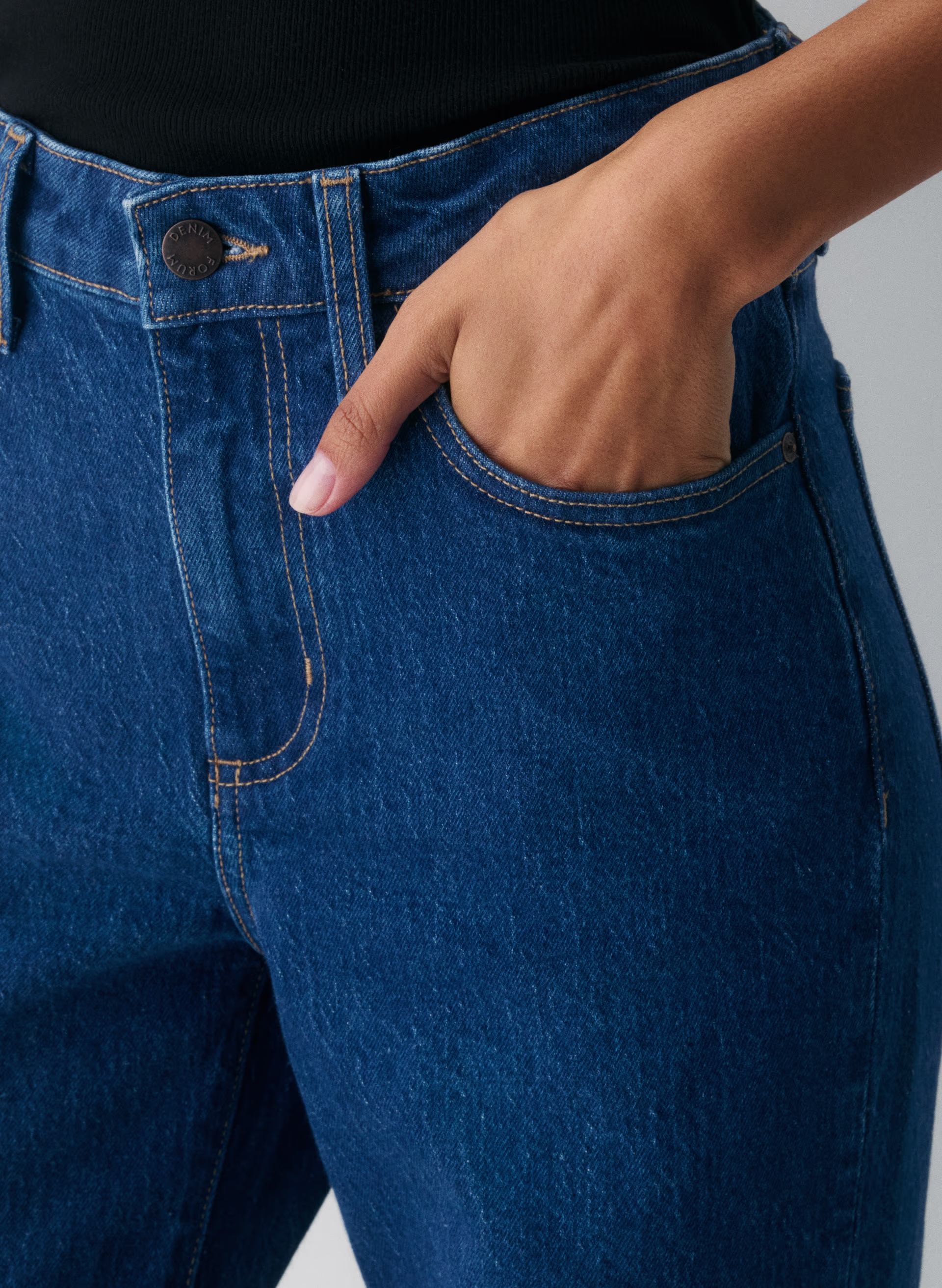 Denim Forum Remy Hi-rise Wide Jean