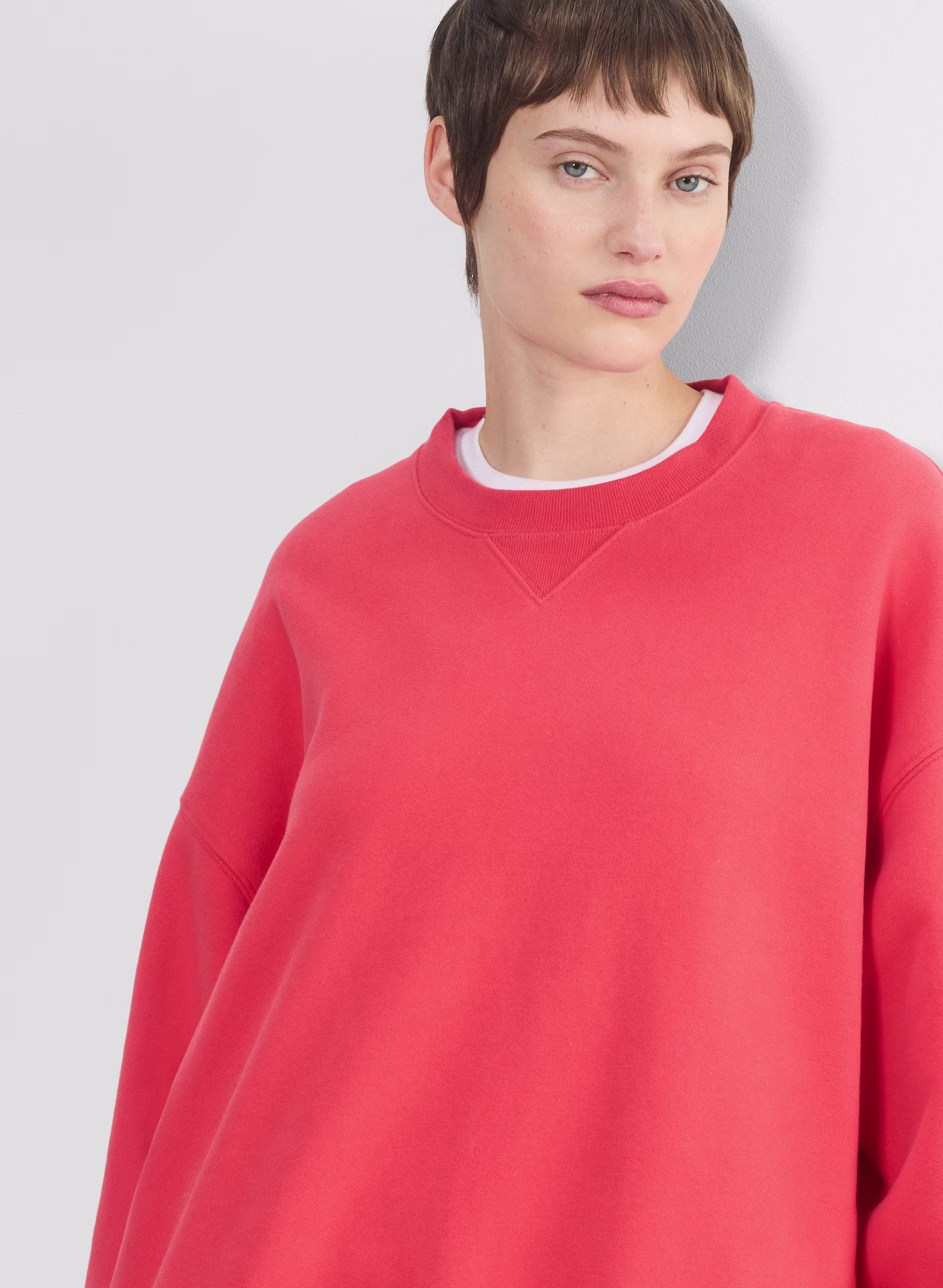 Cozy Sweatfleece New Mega Crew Sweatshirt