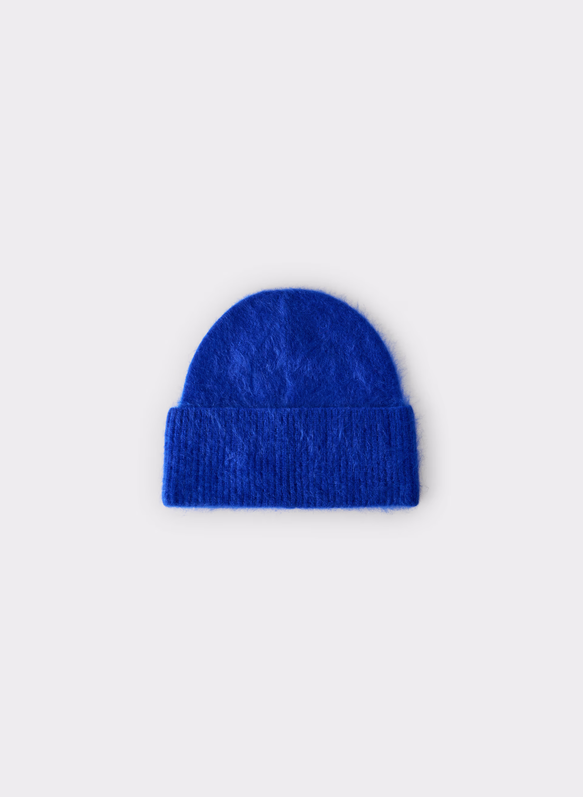 Brushed Cashmere Cuffed Beanie