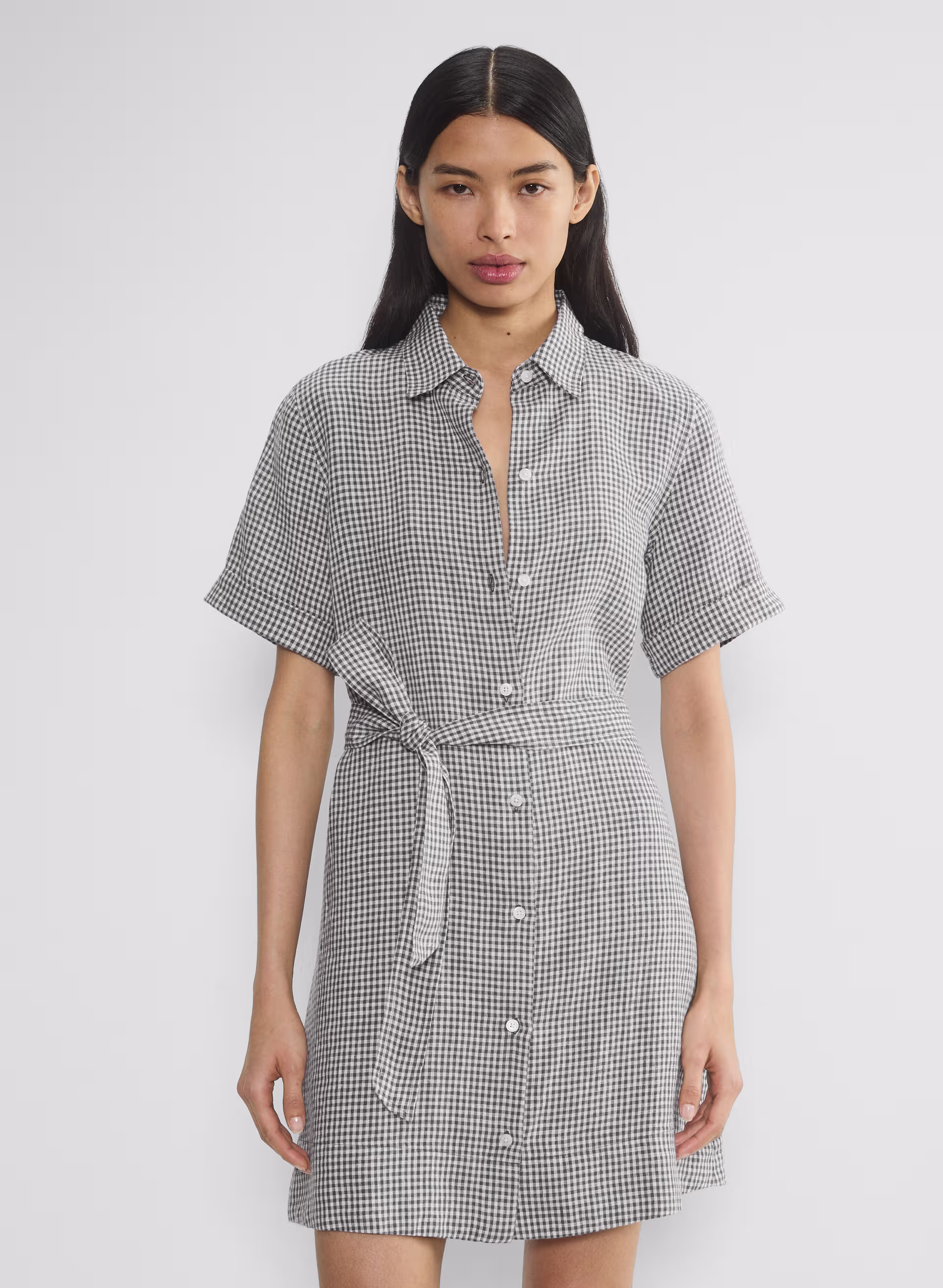 Eleta Linen Mini Dress