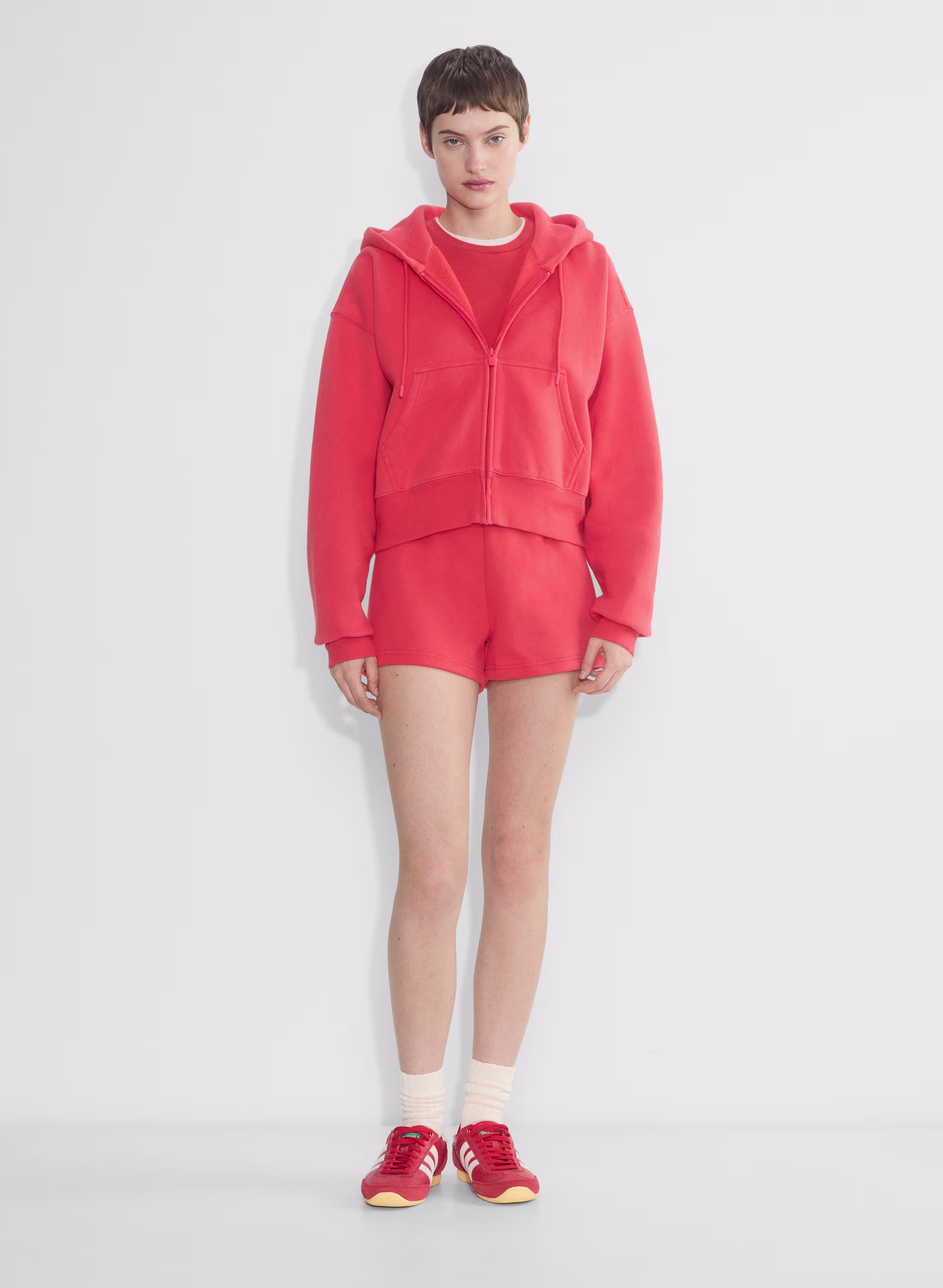 Cozy Sweatfleece Boyfriend Boxy Zip Hoodie