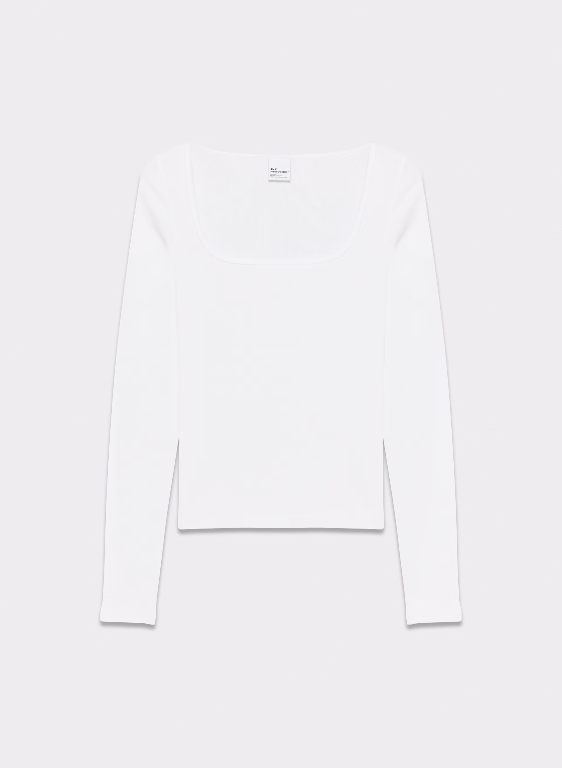 HomeStretch™ Rib Squareneck Longsleeve