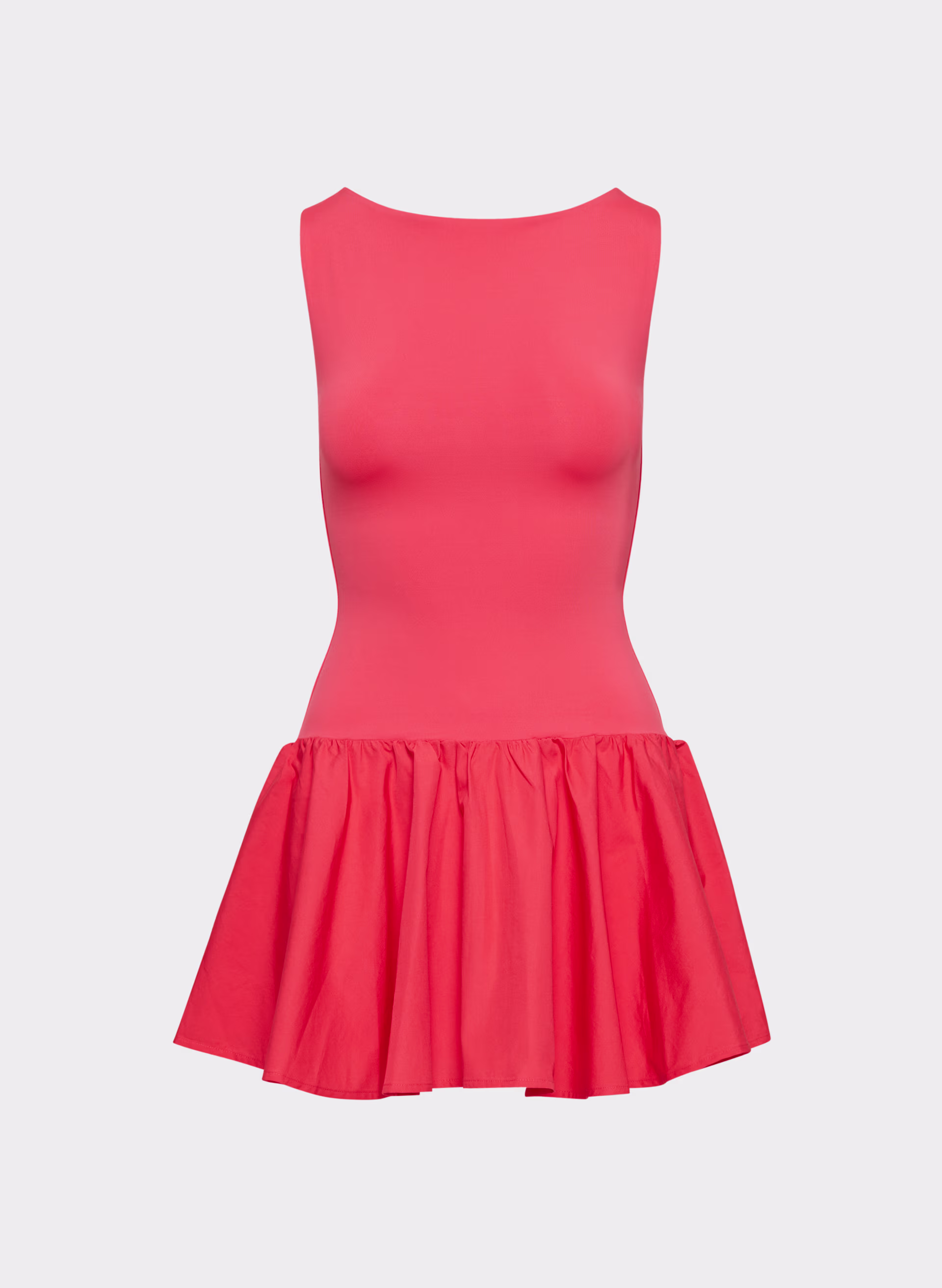 Segment Poplin Dress