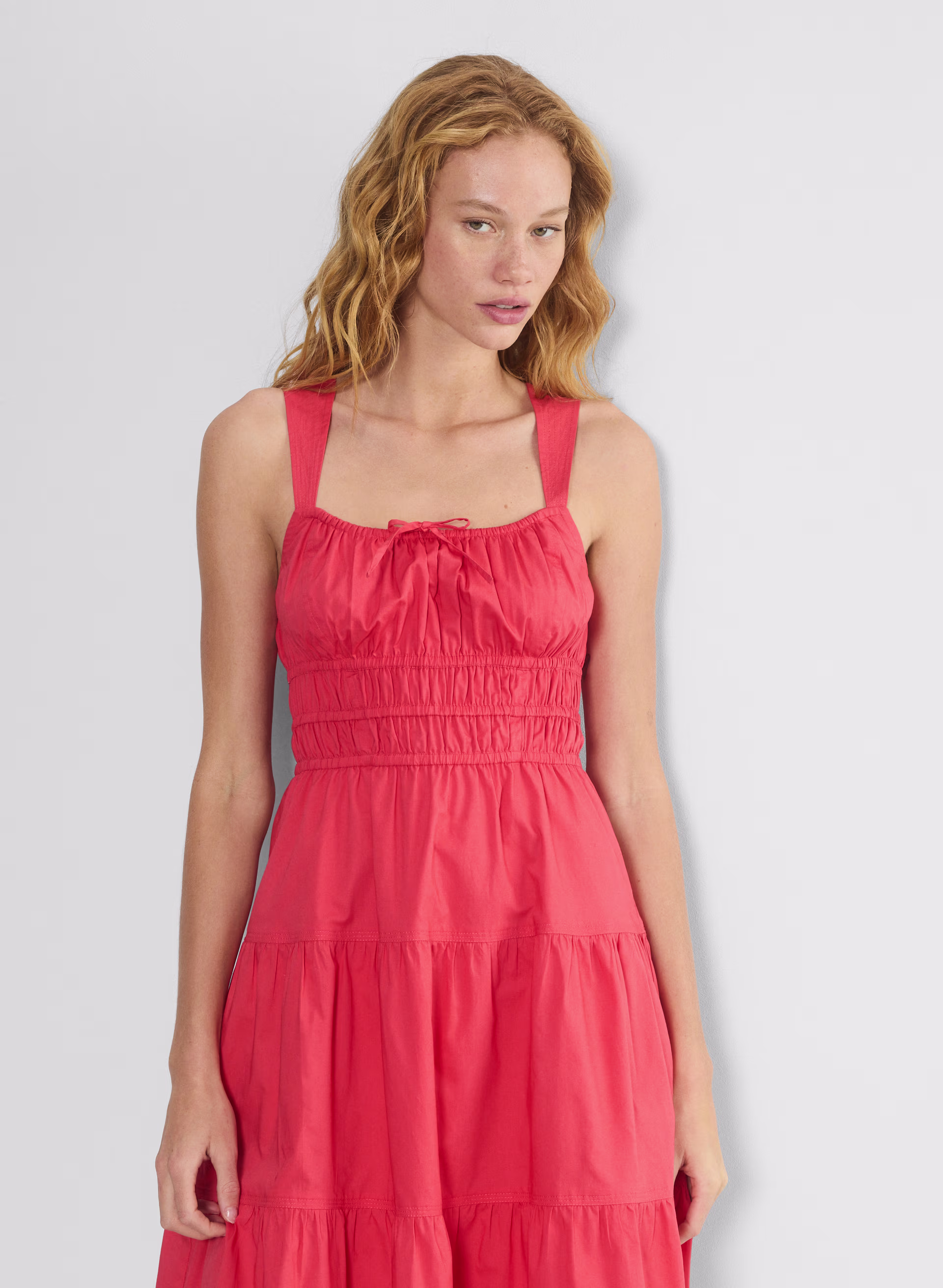 Martine Poplin Midi Dress