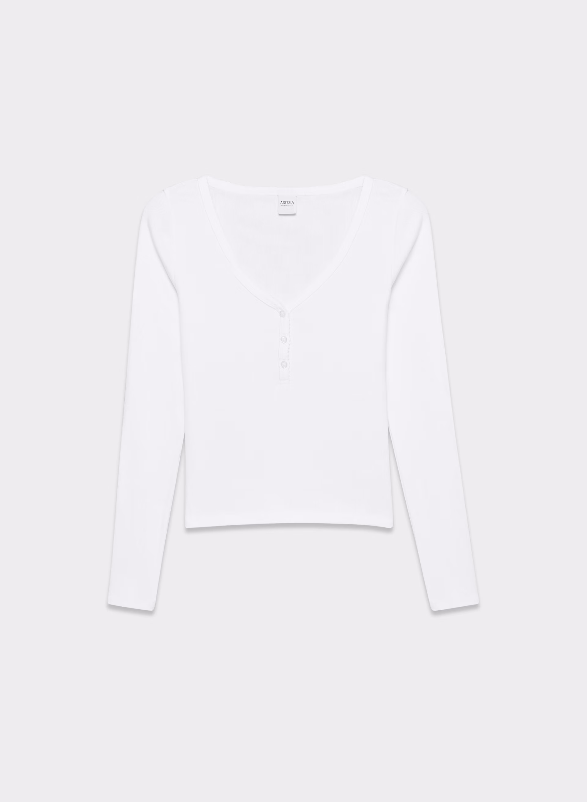 Homestretch™ Rib Lace Henley Longsleeve