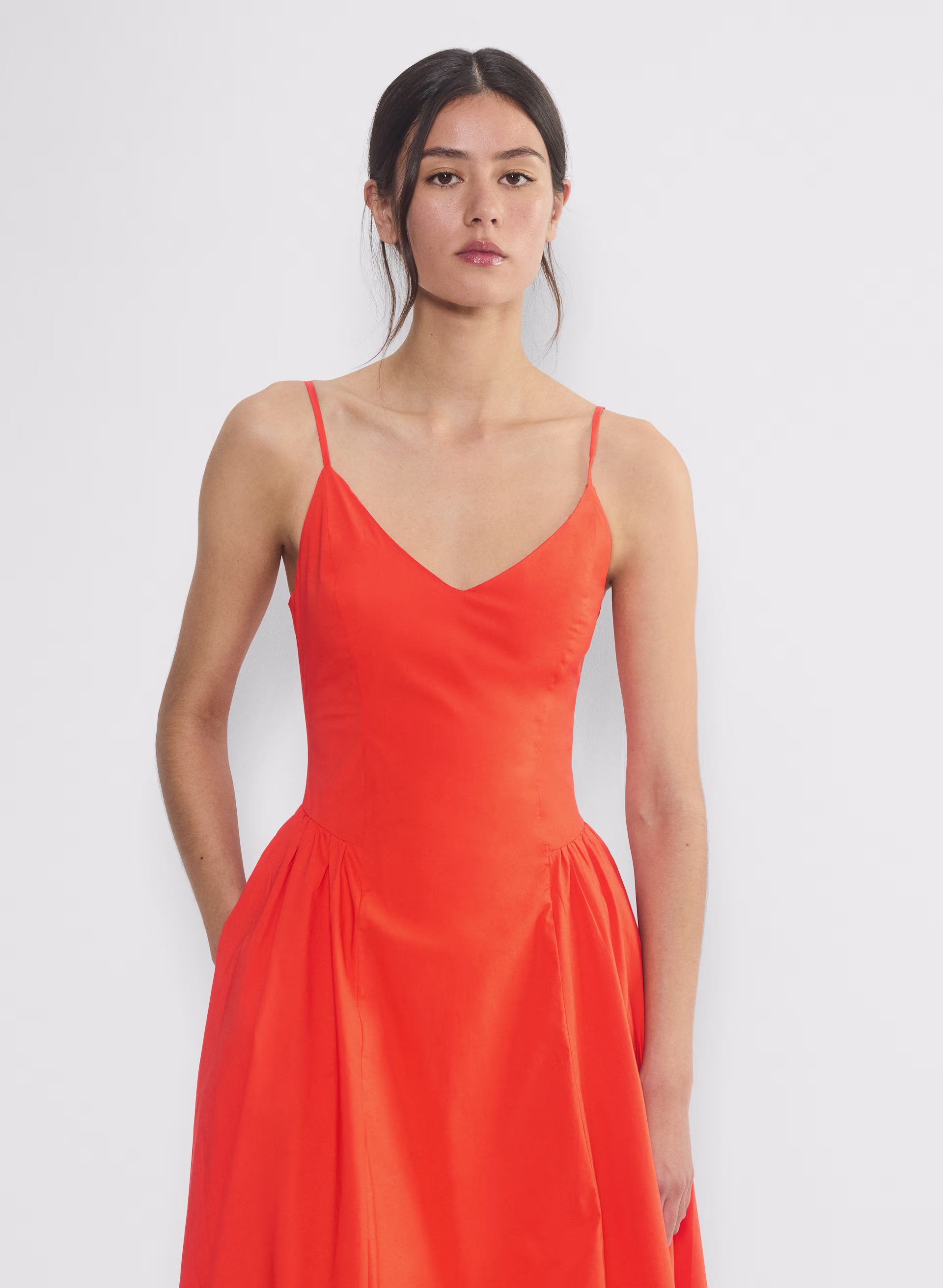 Technique Poplin Dress