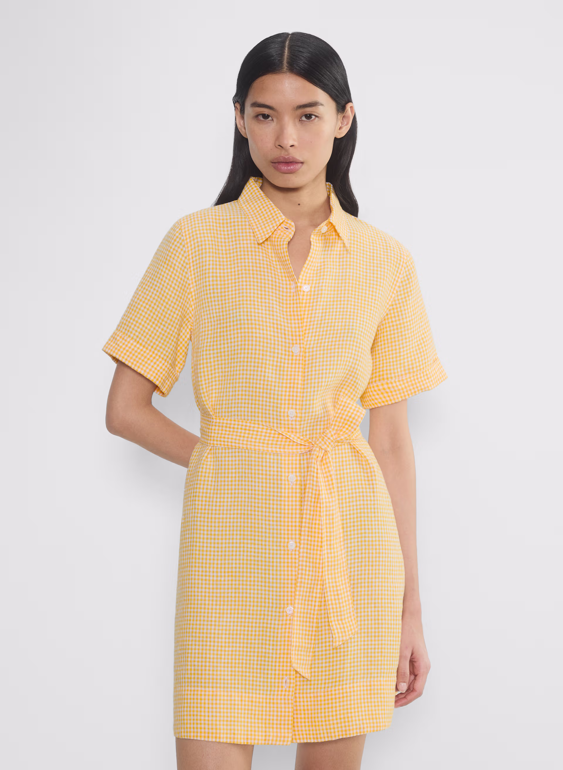 Eleta Linen Mini Dress