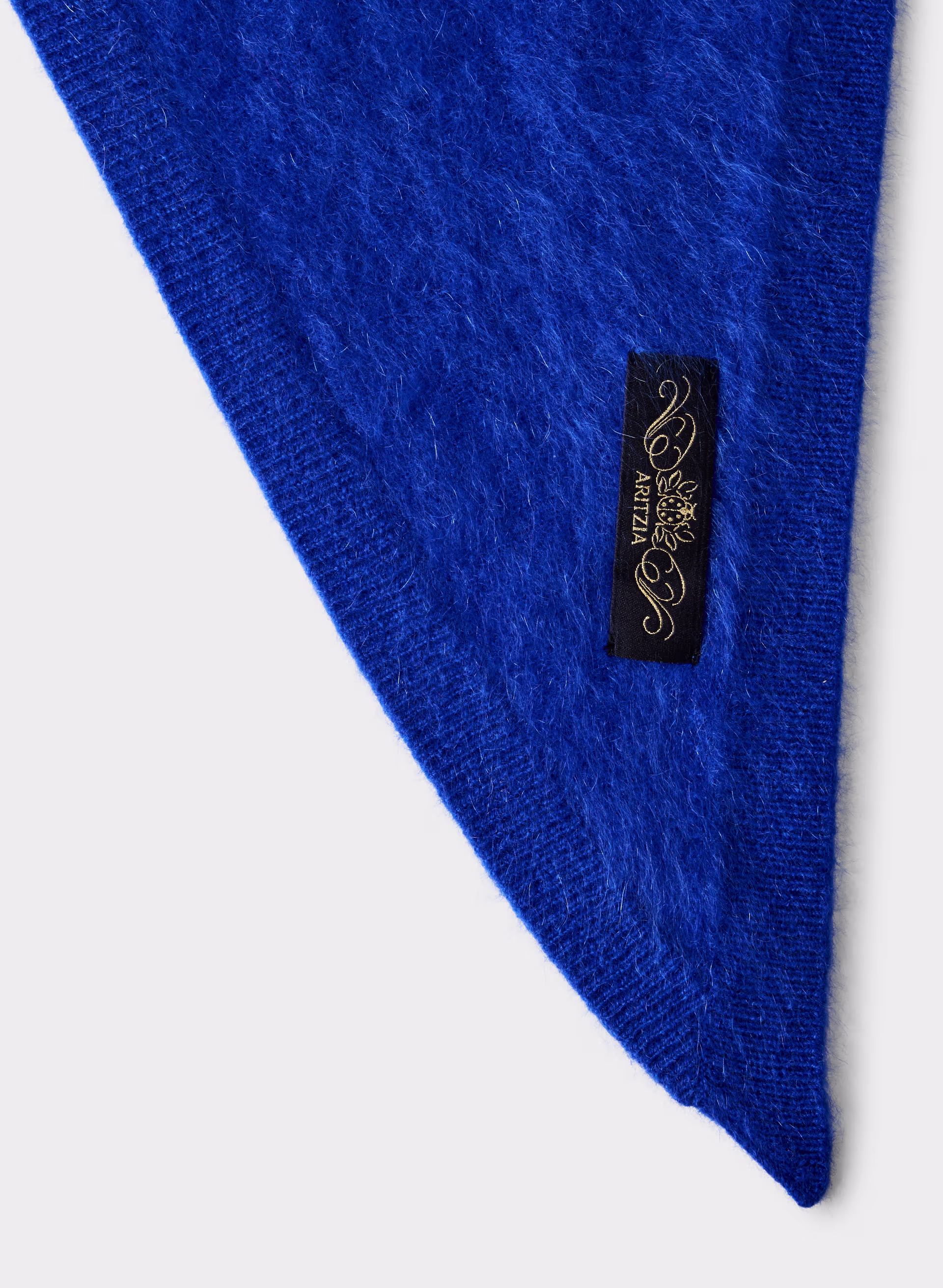 Brushed Cashmere Triangle Scarf