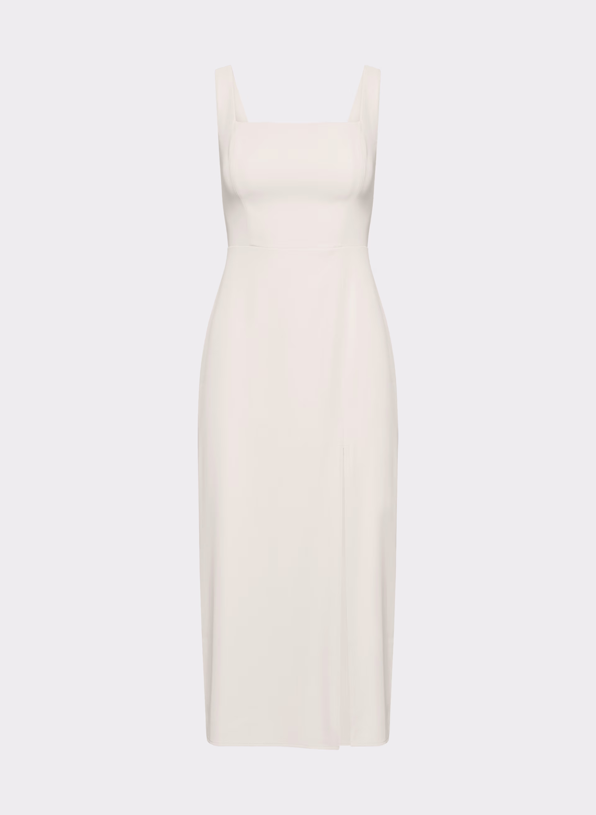 90s Slit Satin Midi Dress