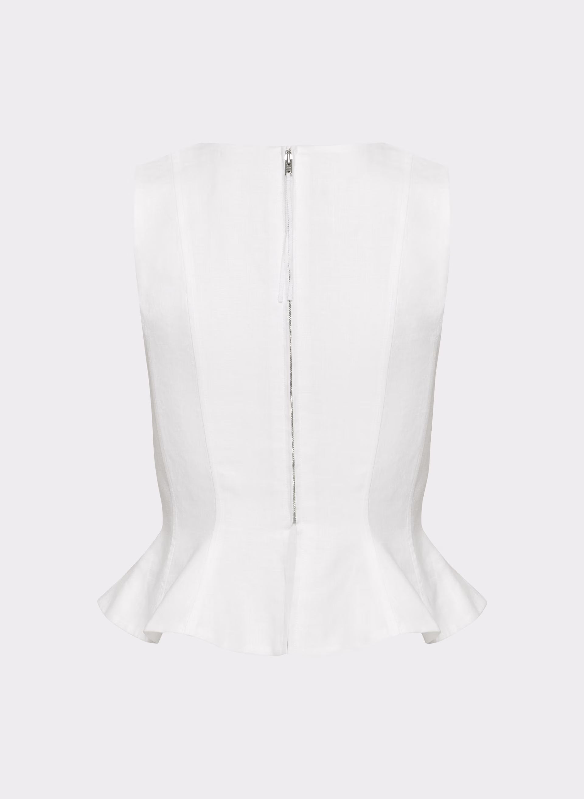 Rhodora Linen Bustier