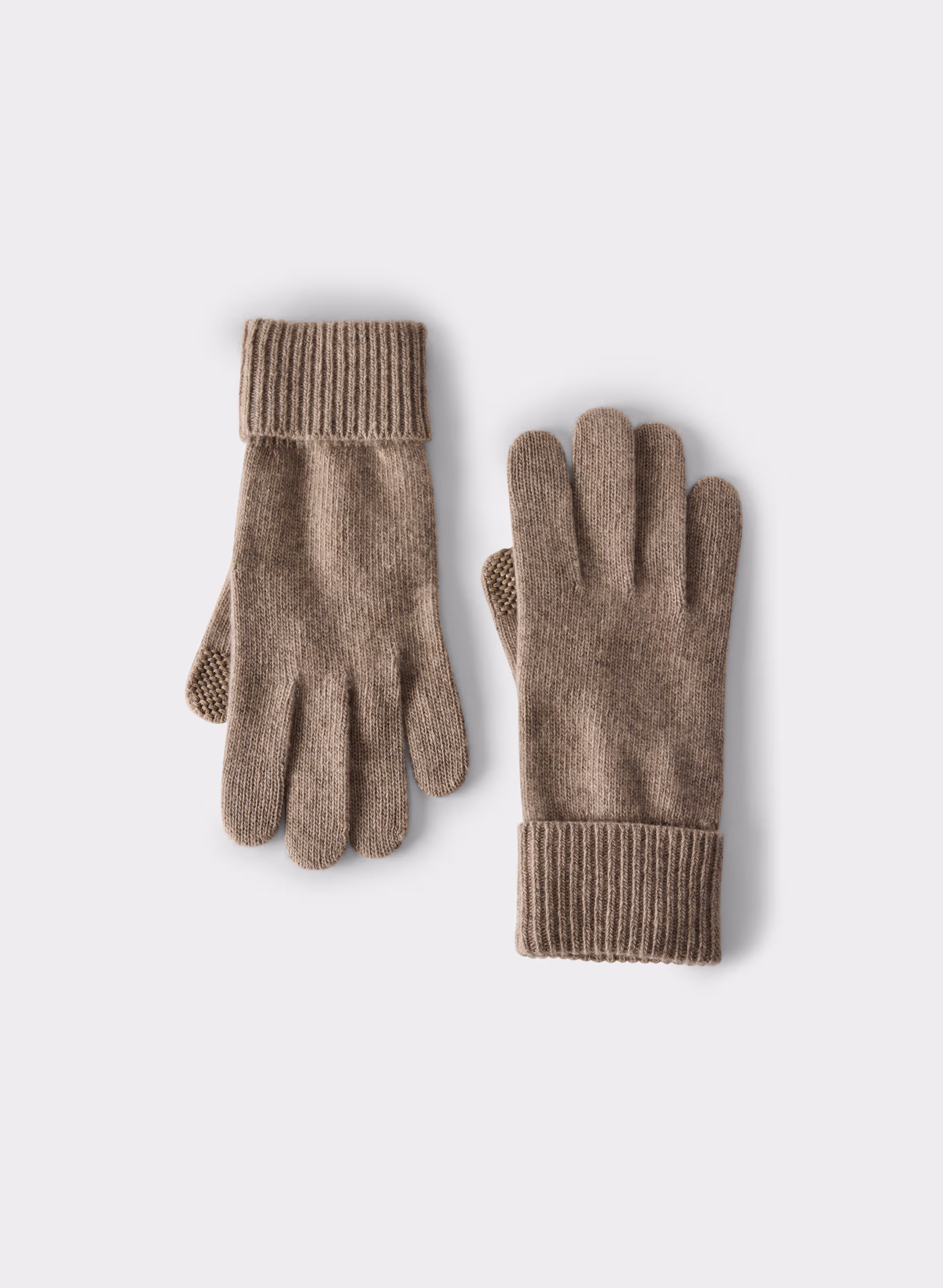 Cashmere Cuffed Tech Gloves