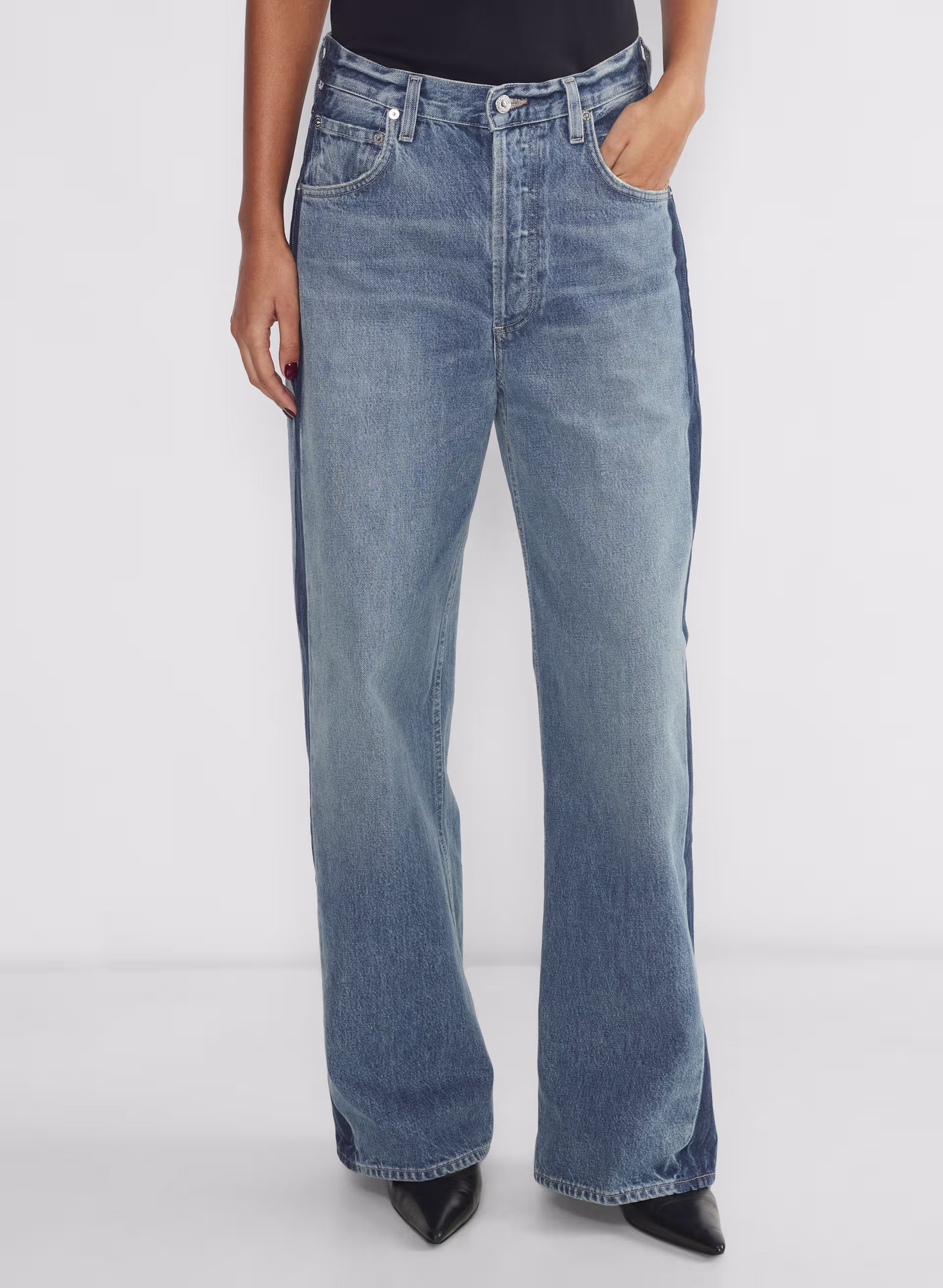 Ayla Baggy Cuffed Jean