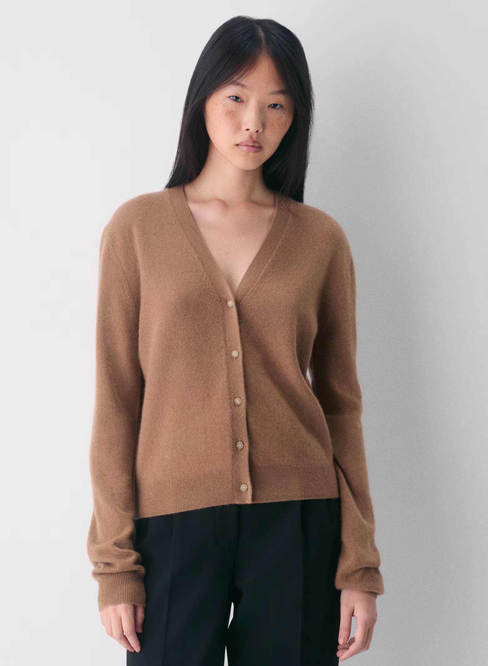 Bare Cashmere V-neck Cardigan