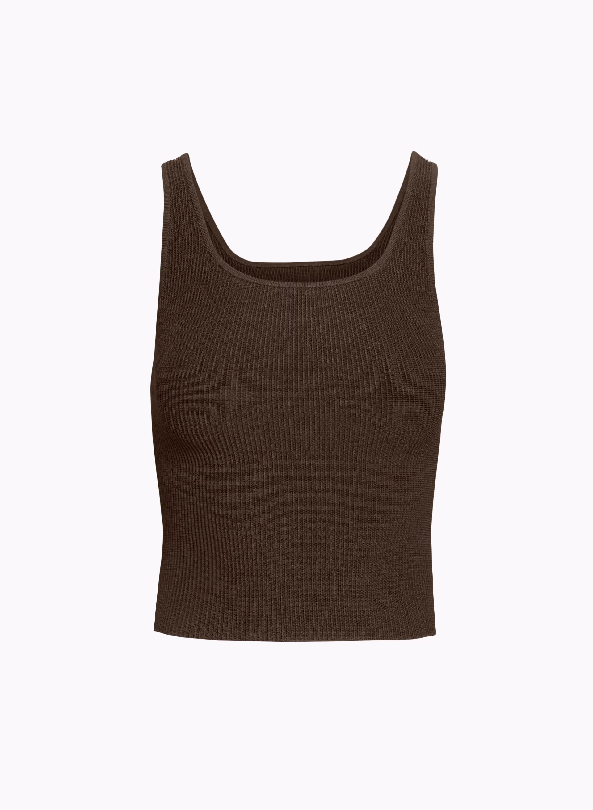 Sculpt Knit Squareneck Tank