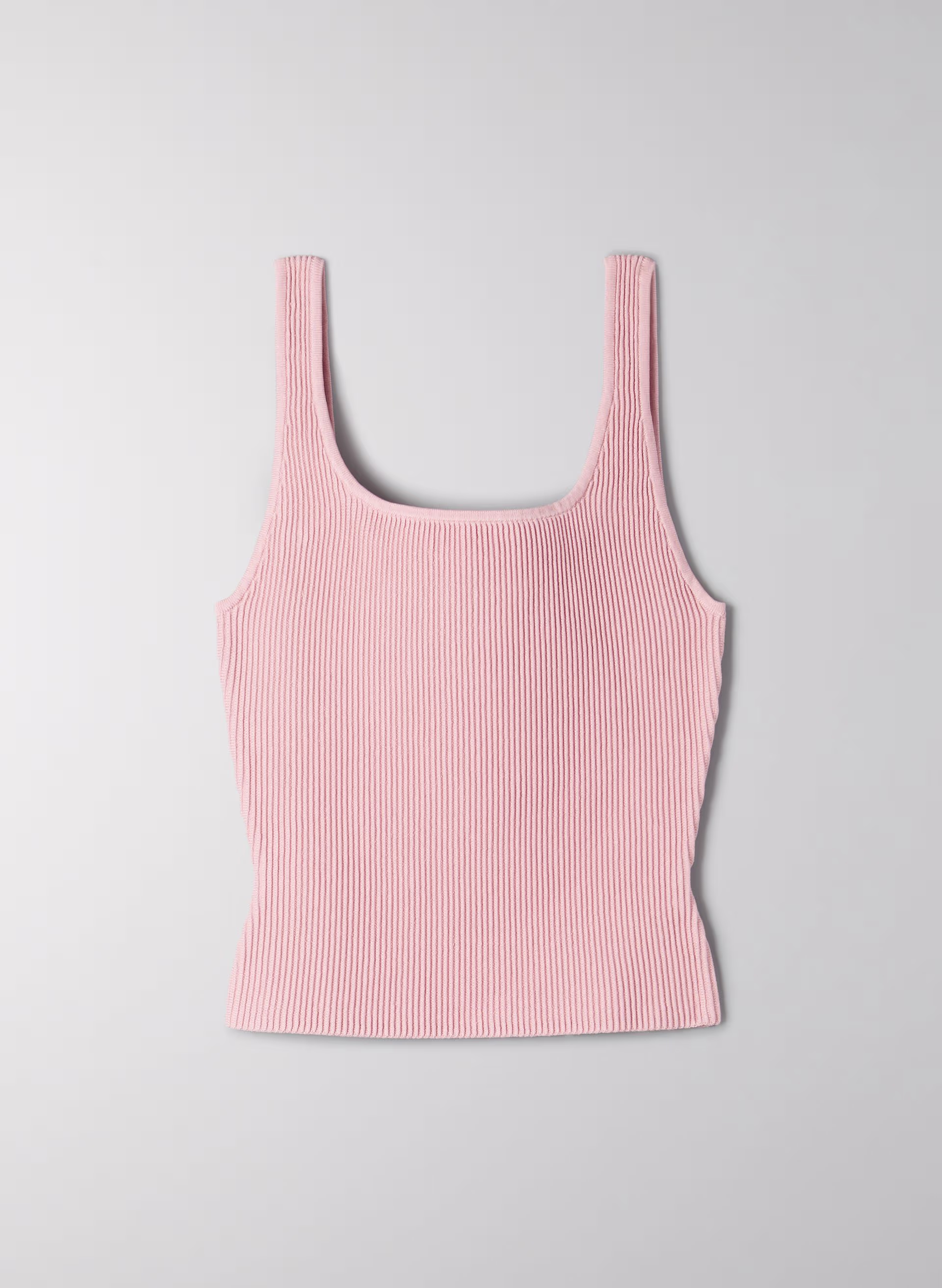 Sculpt Knit Squareneck Tank
