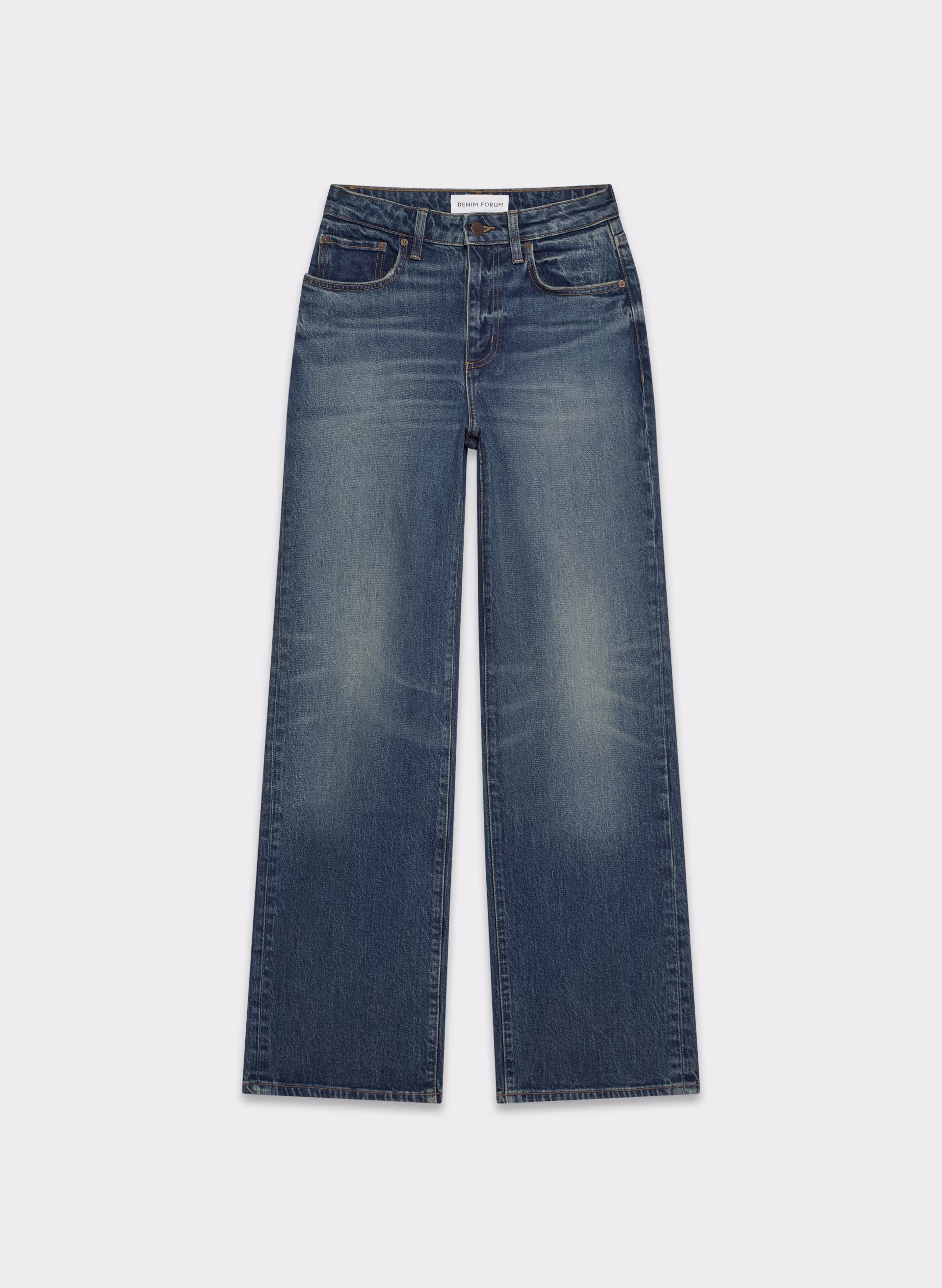 Denim Forum Remy Curve-fit Hi-rise Wide Jean