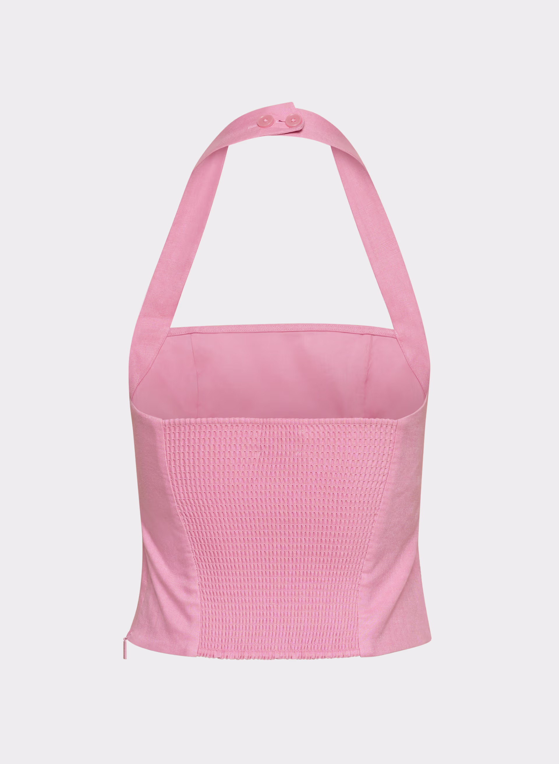 Whisper Linen Halter Top