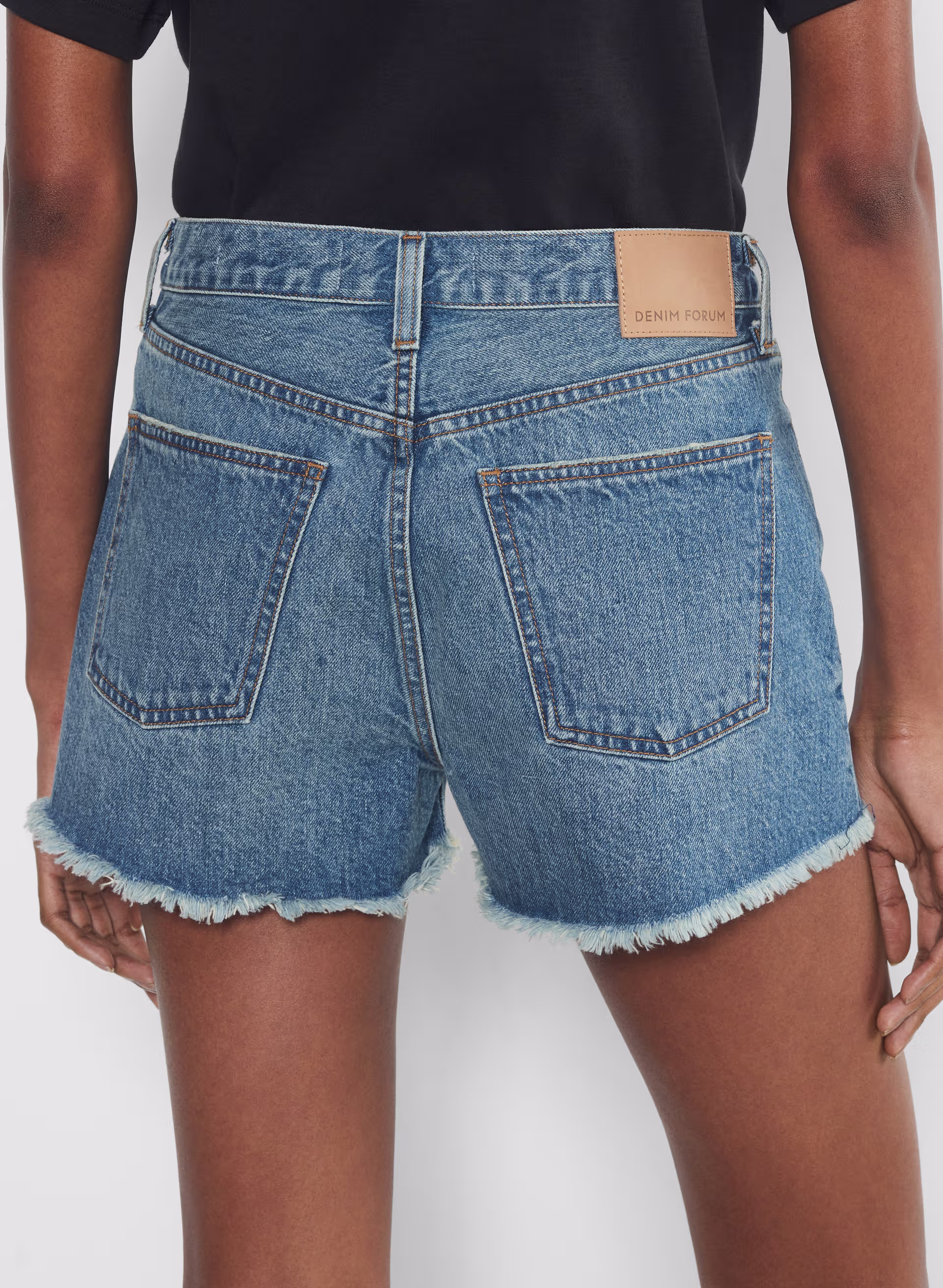 Denim Forum The Ex-boyfriend Hi-rise Denim Short