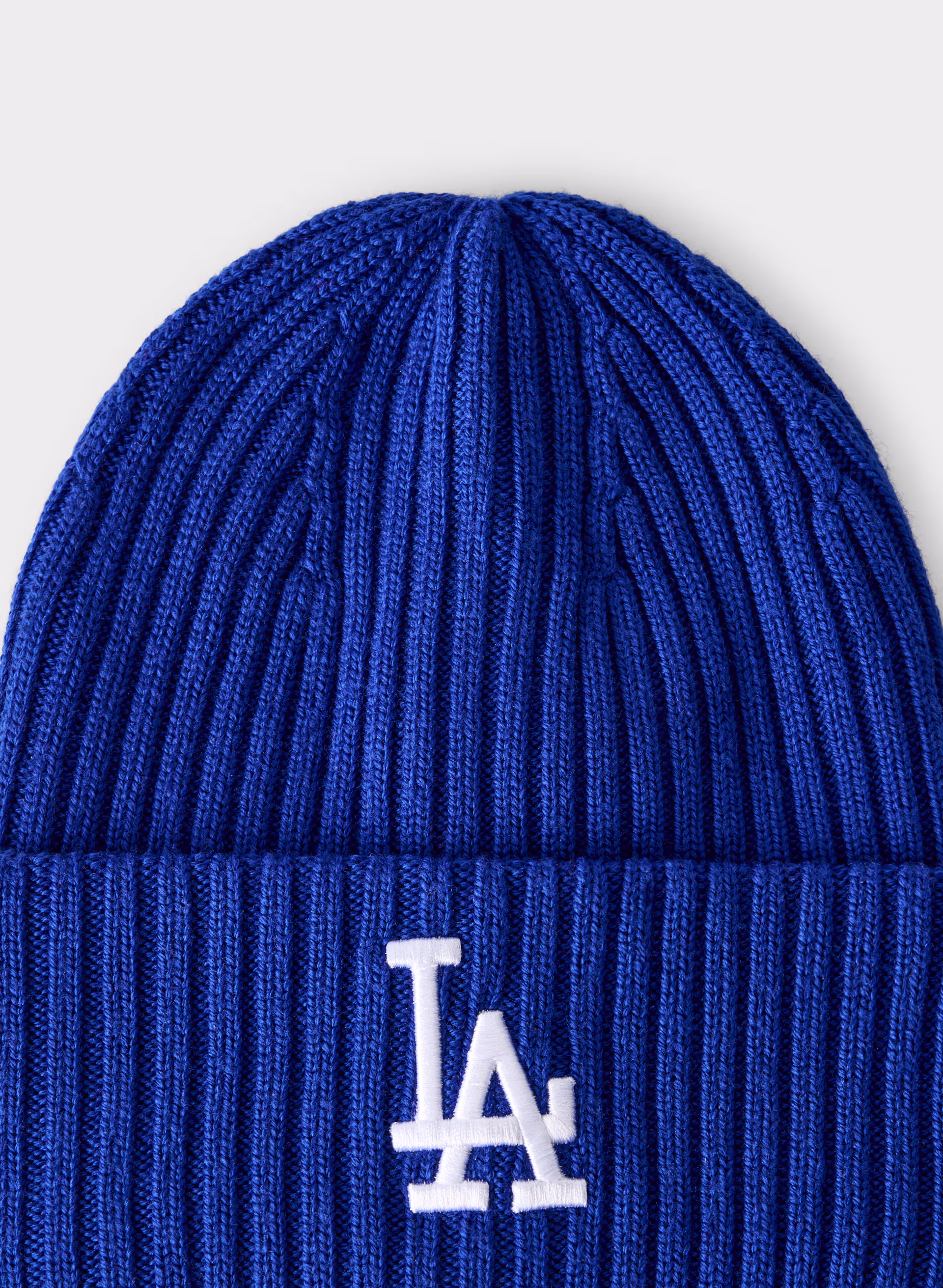 New Era La Dodgers Ribbed Merino Wool Cuff Beanie