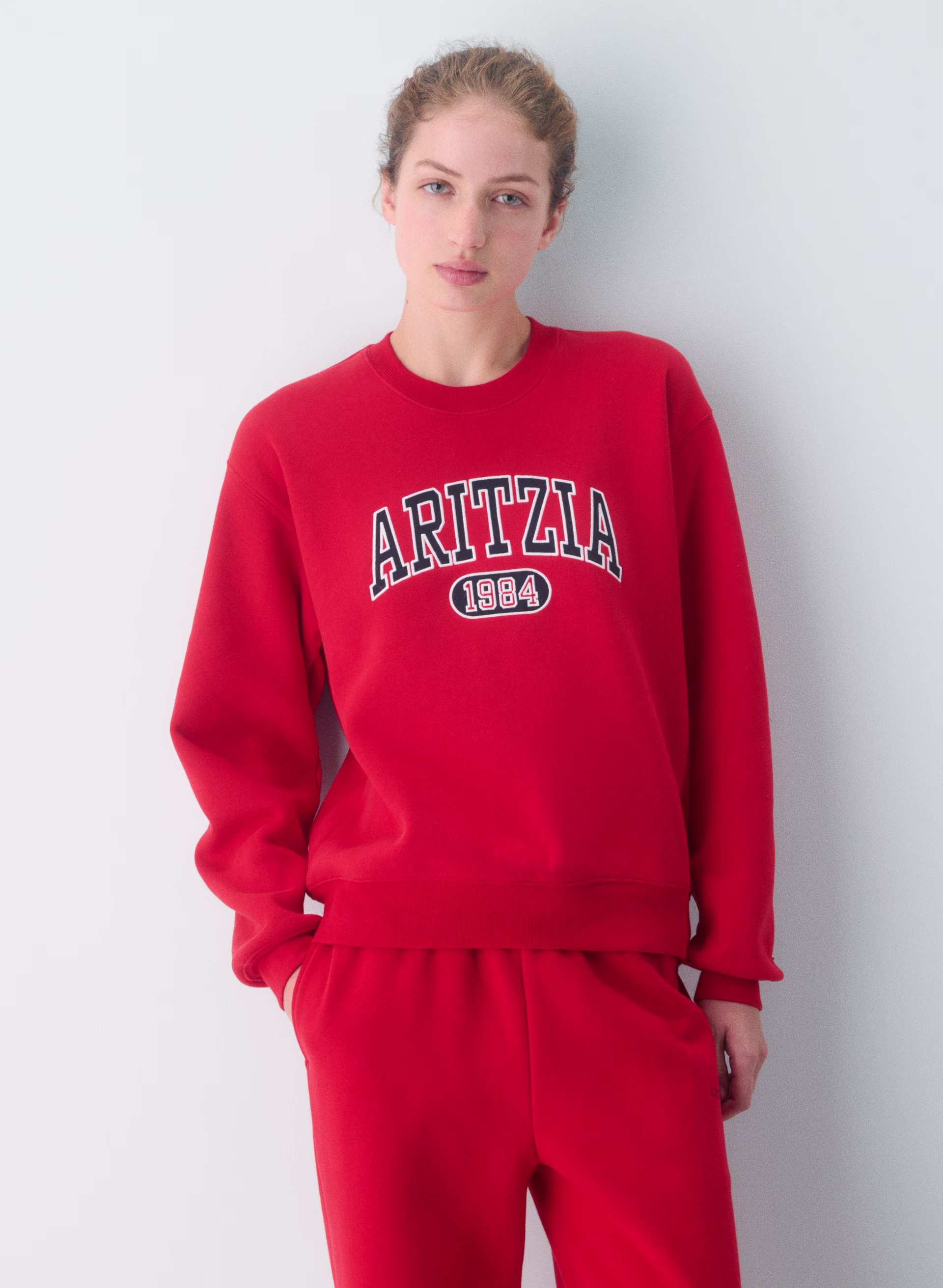 Cozy Sweatfleece Perfect Crew Sweatshirt