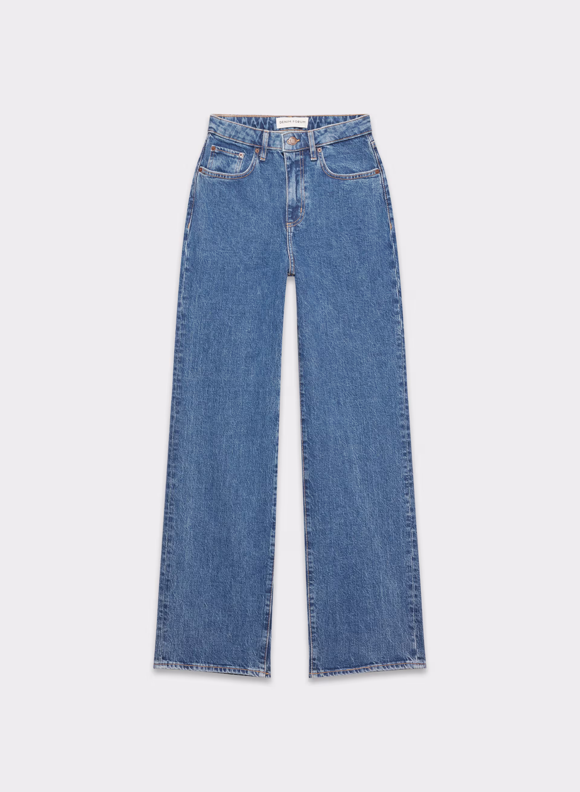 Denim Forum Remy Curve-fit Hi-rise Wide Jean