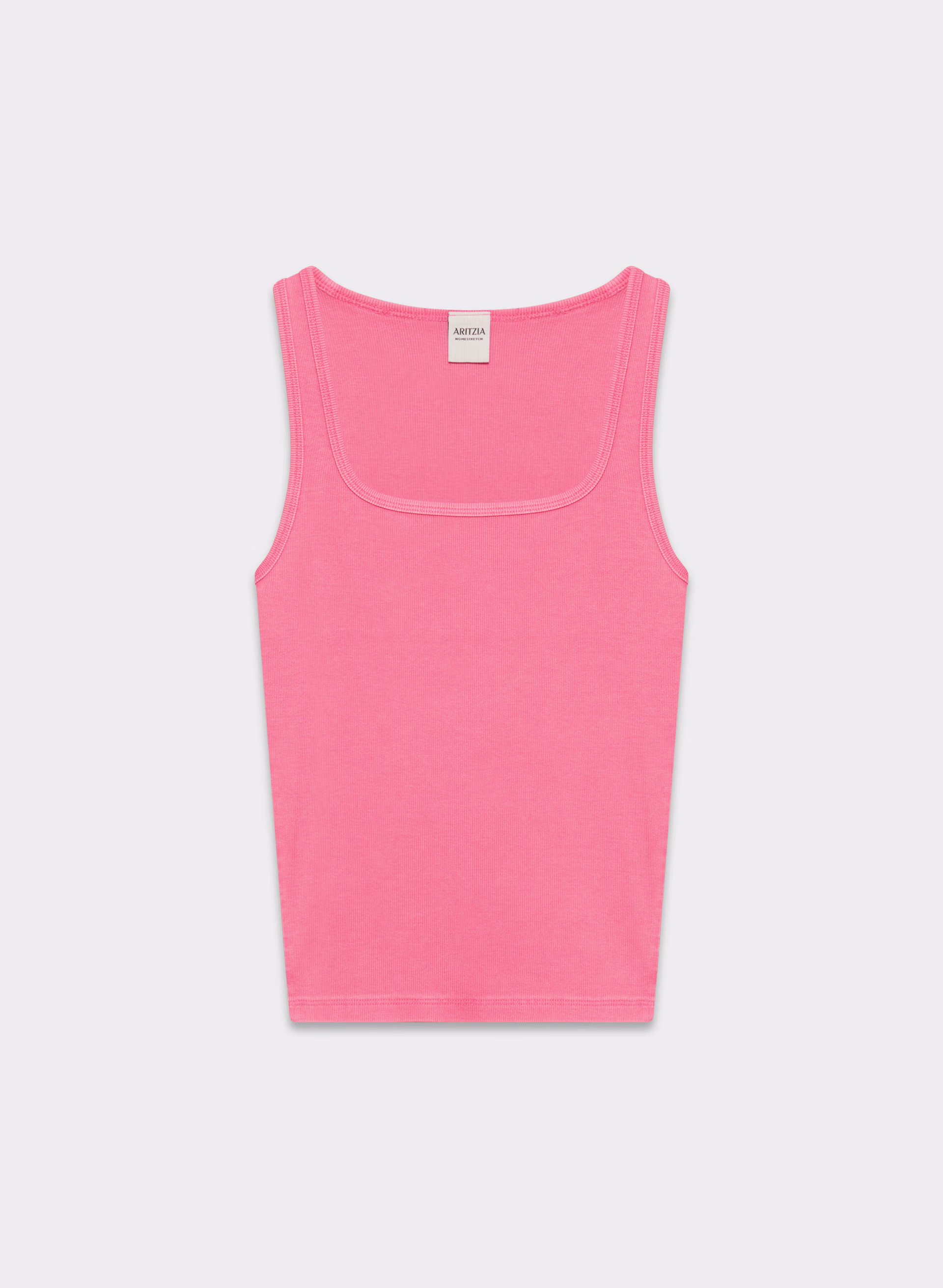 HomeStretch™ Rib Squareneck Tank