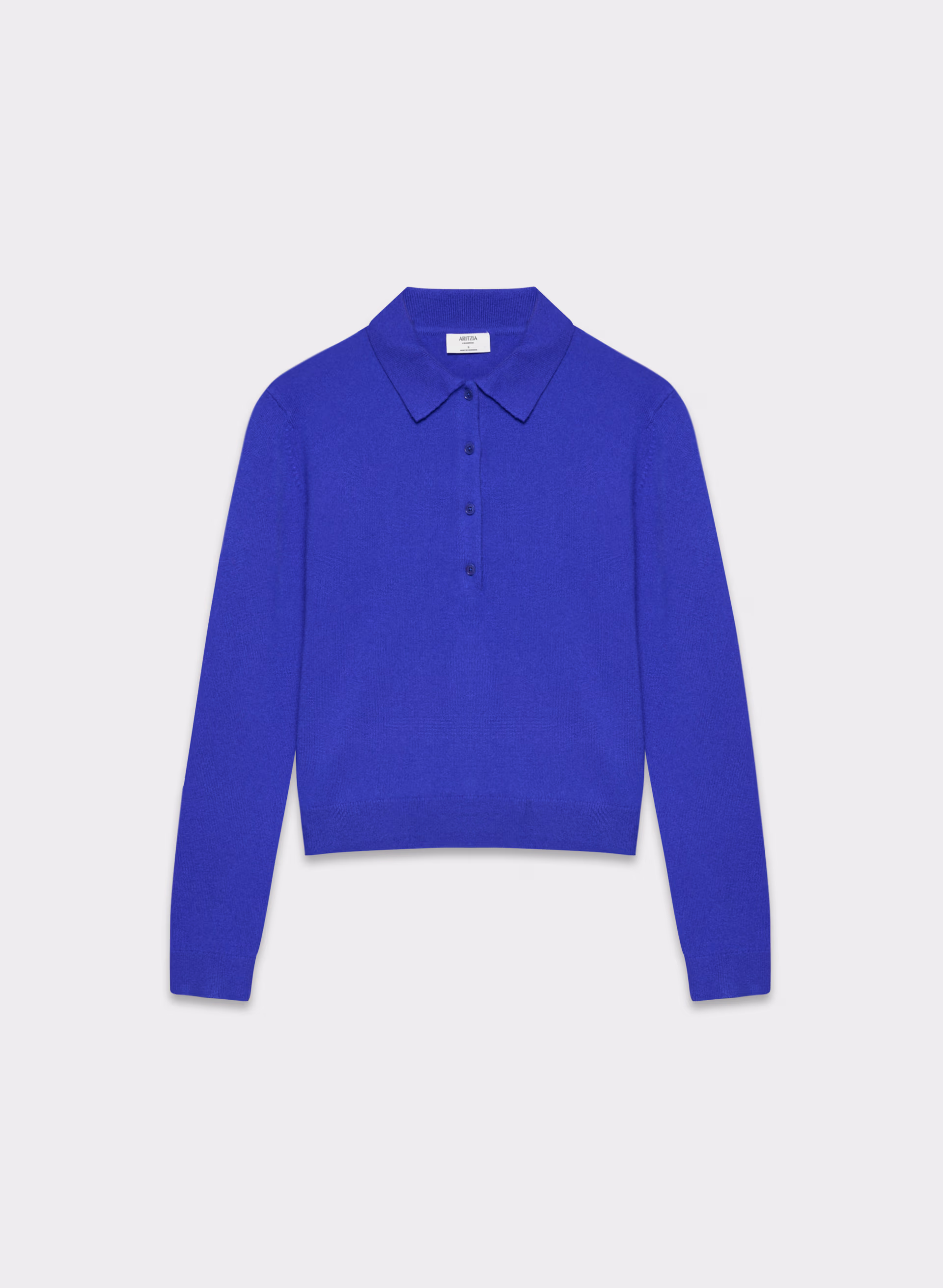 Bare Cashmere Polo Longsleeve
