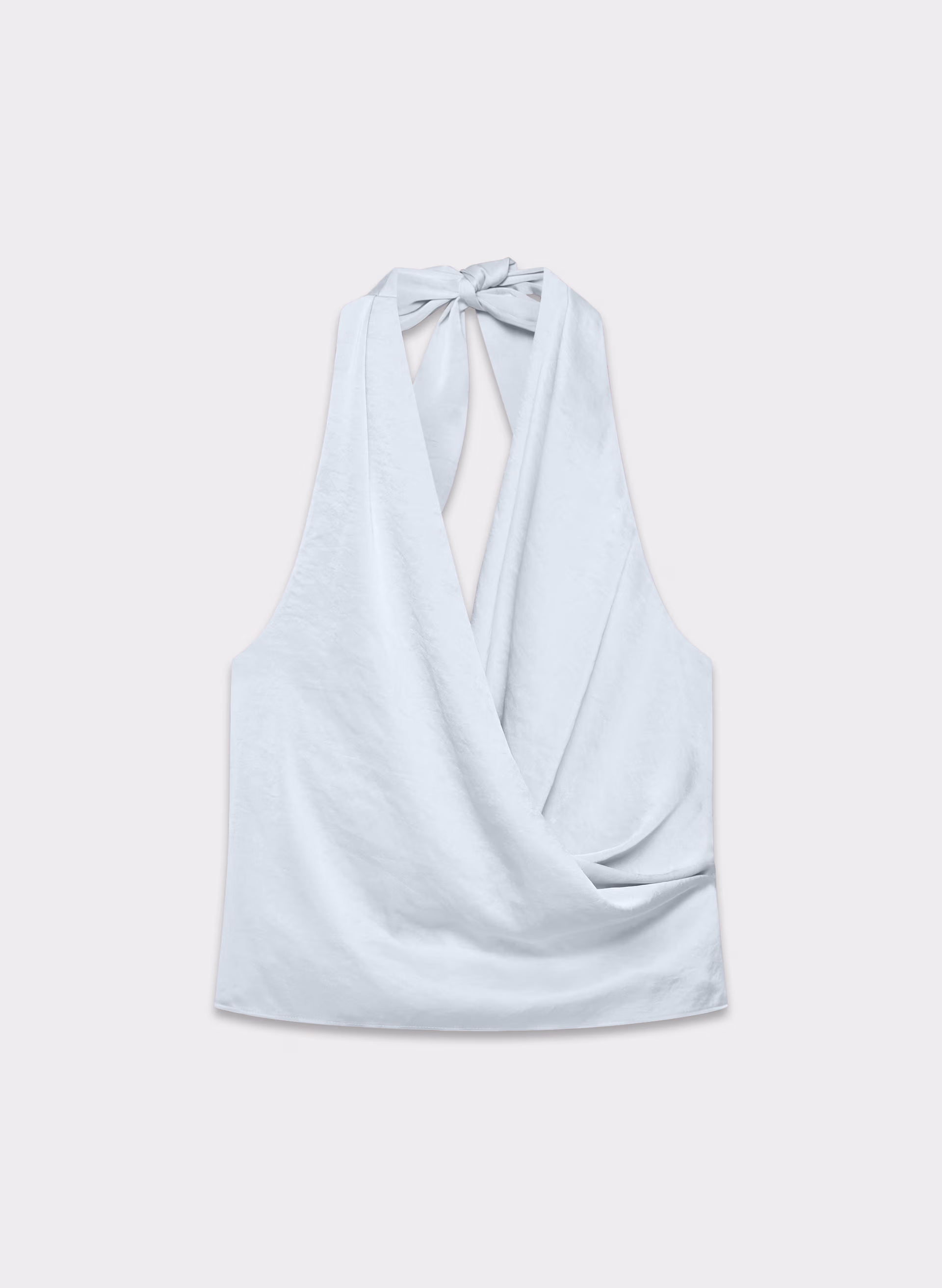 Martini Satin Halter Blouse