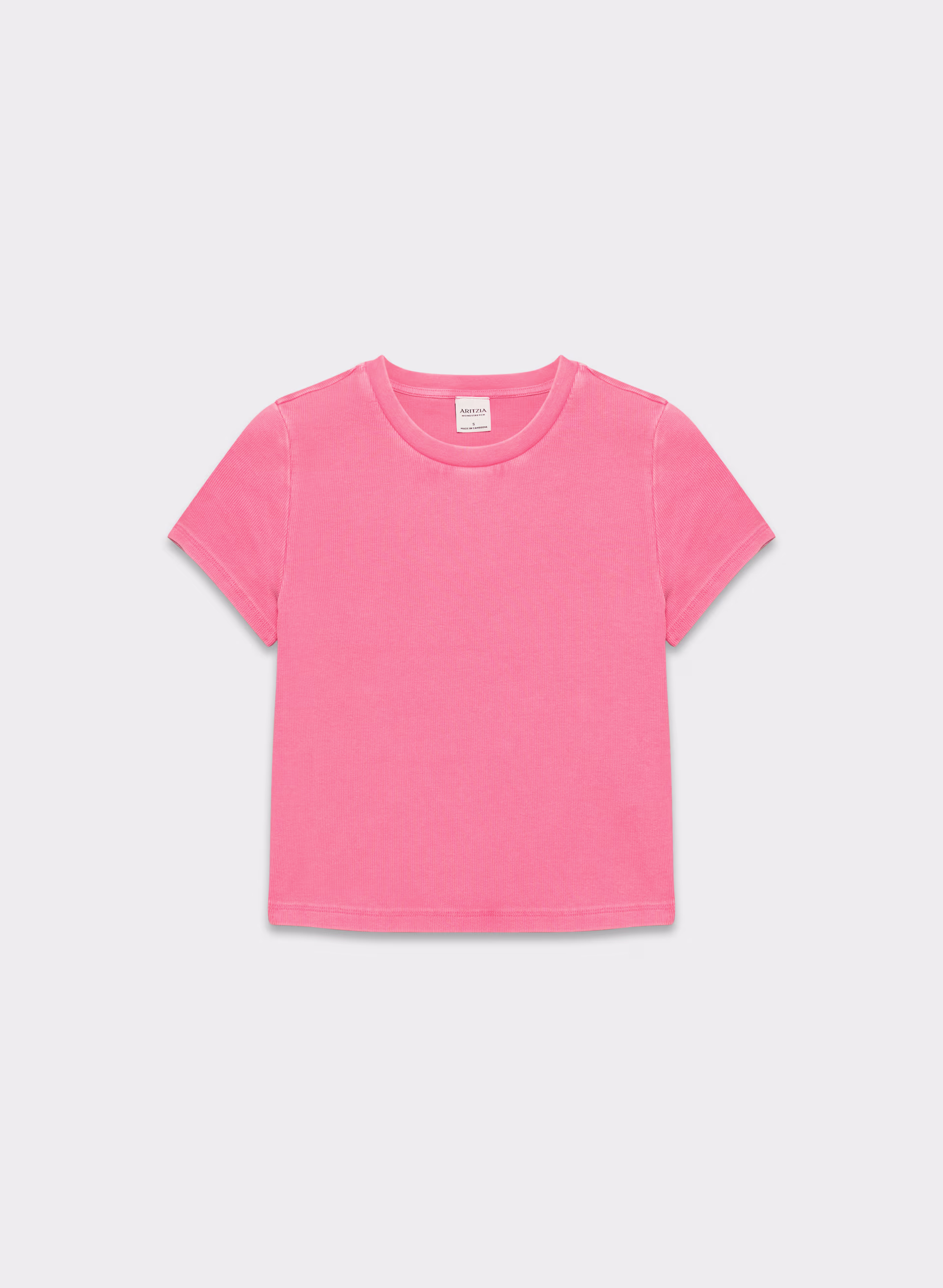 HomeStretch™ Rib Crew Waist T-Shirt