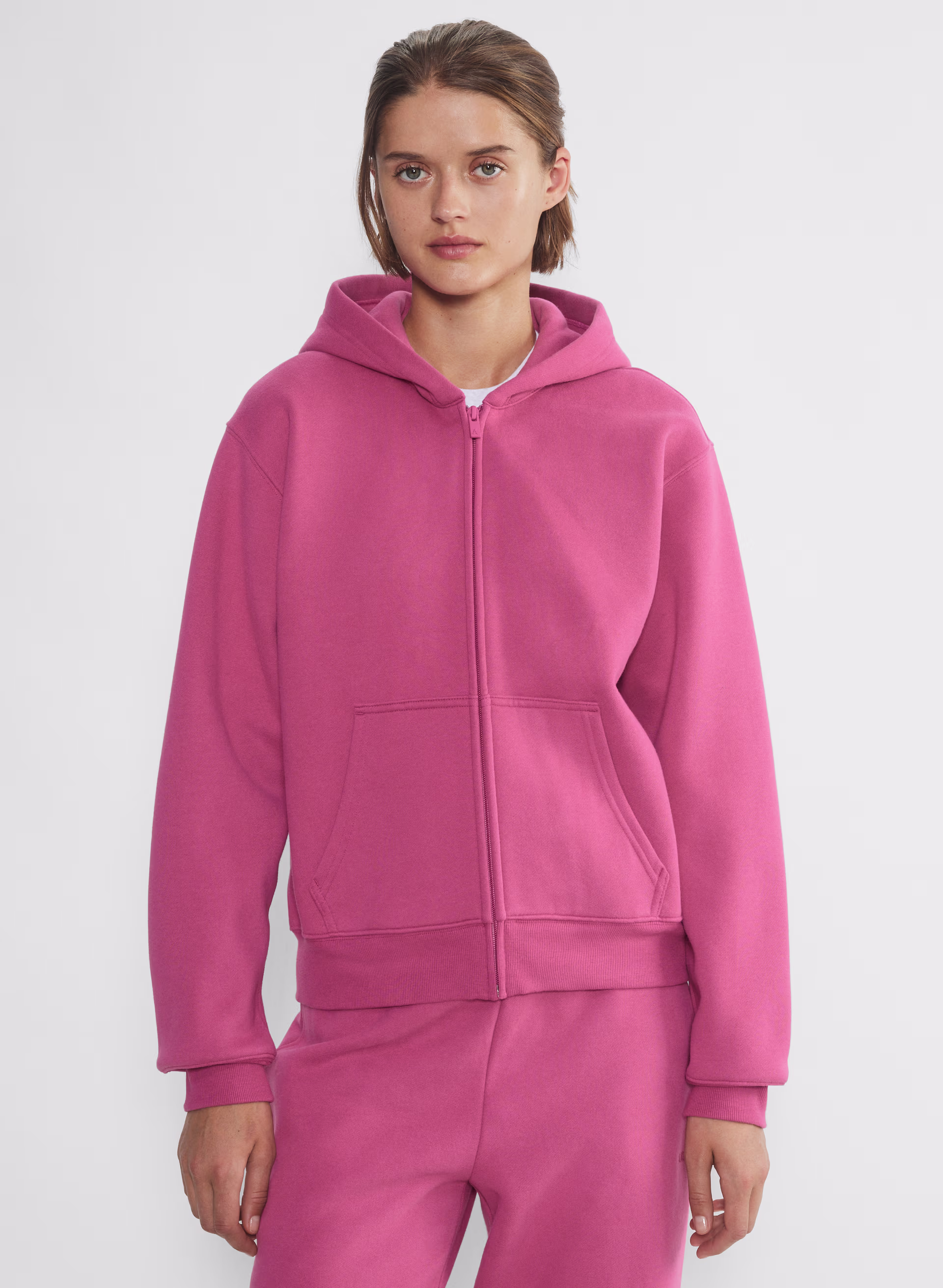 Cozy Sweatfleece Perfect Zip Hoodie