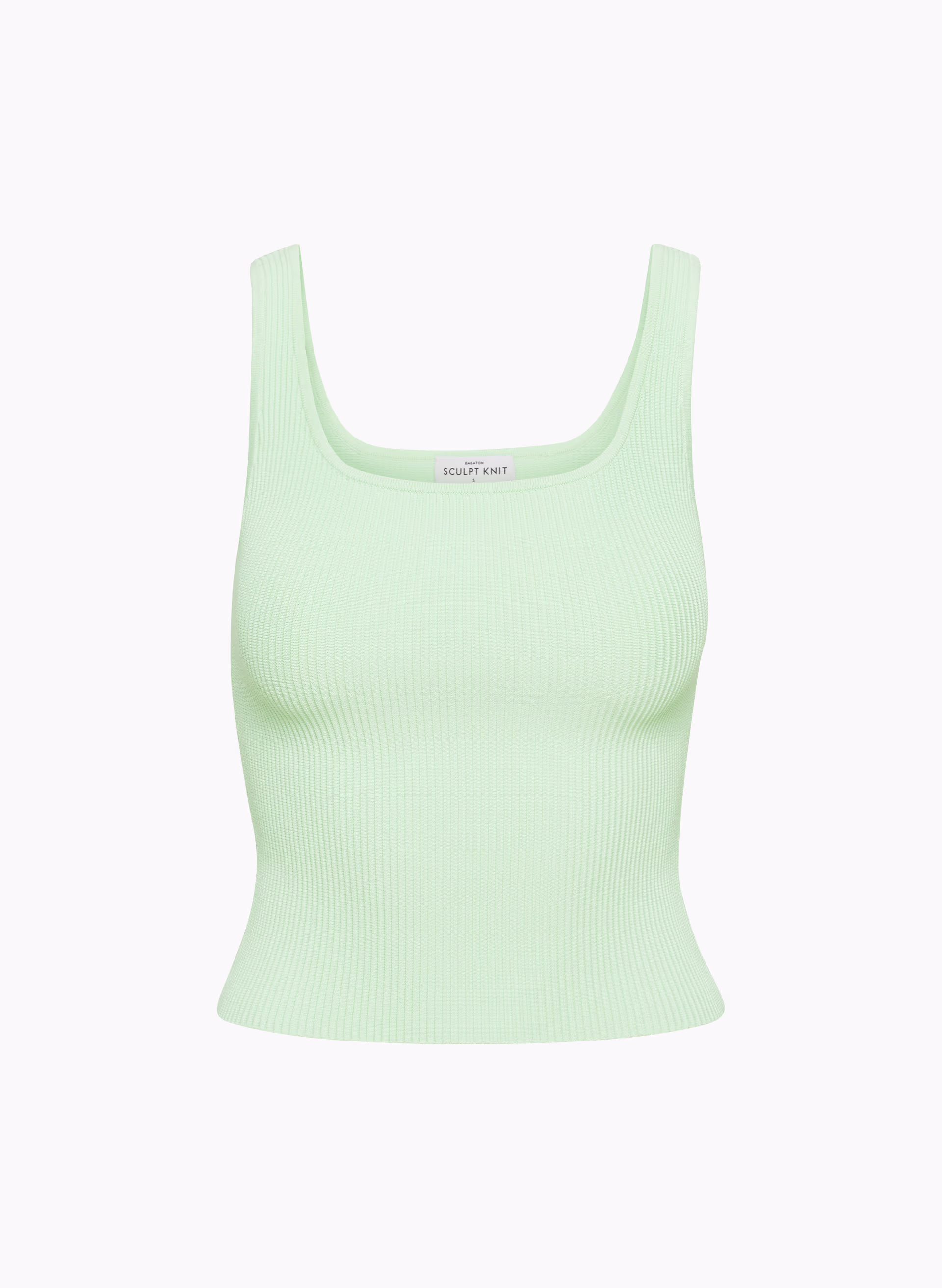 Sculpt Knit Squareneck Tank