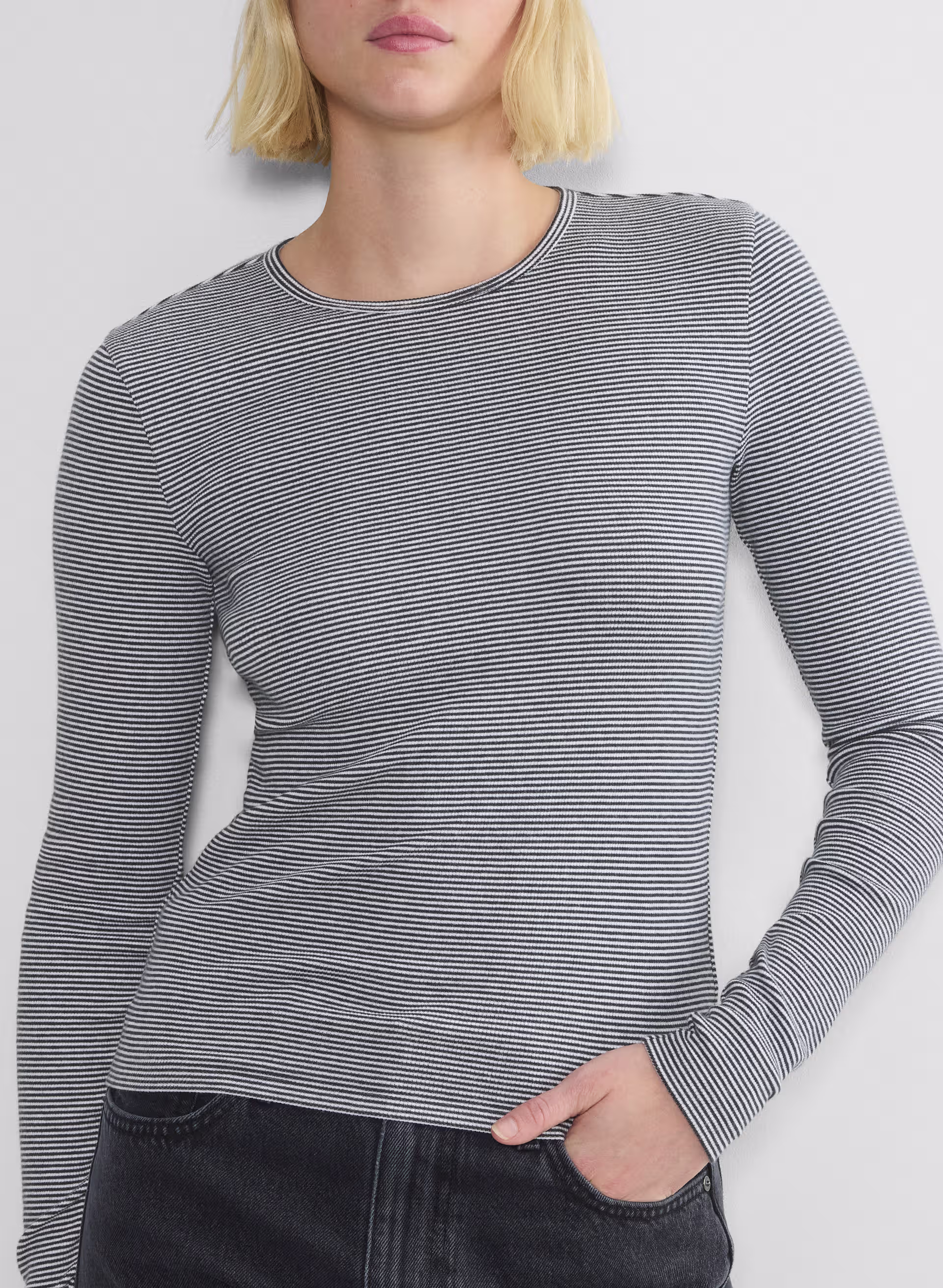 HomeStretch™ Rib Crew Longsleeve